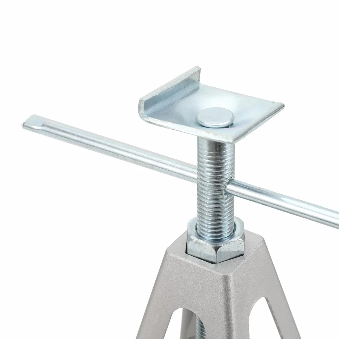 Cavalletti per Auto, Set di 4 Cavalletti di Sostegno Regolabili per Supporto Roulotte, Resistente alla Corrosione, fino a 3600 kg di Carico, per Stabilizzare Veicoli e Rimorchi