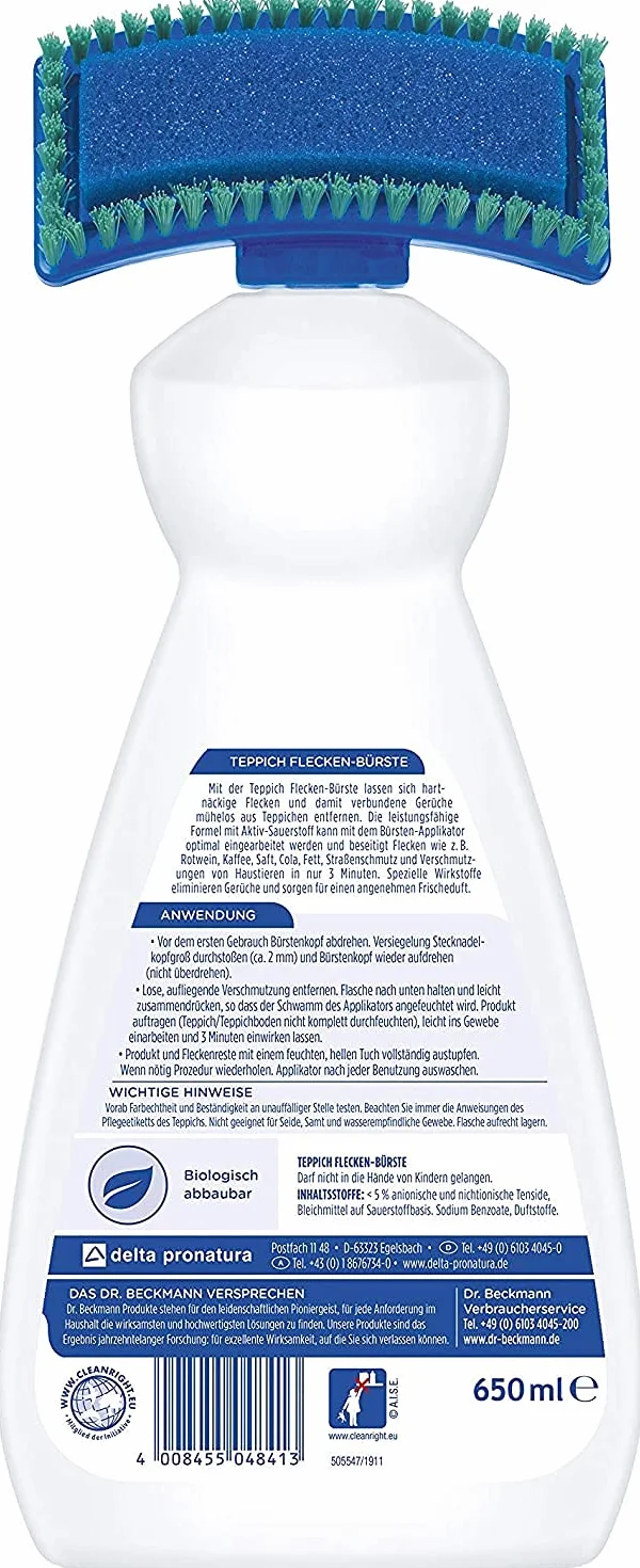Dr. Beckmann Spazzola antimacchia 650 ml 1 pezzo