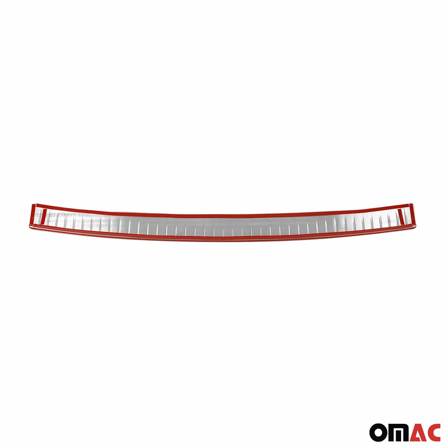 OMAC Protezione Paraurti Posteriore compatibile con VW T5 Multivan 2003-2015 Cromo Acciaio Inossidabile Spazzolato Argento