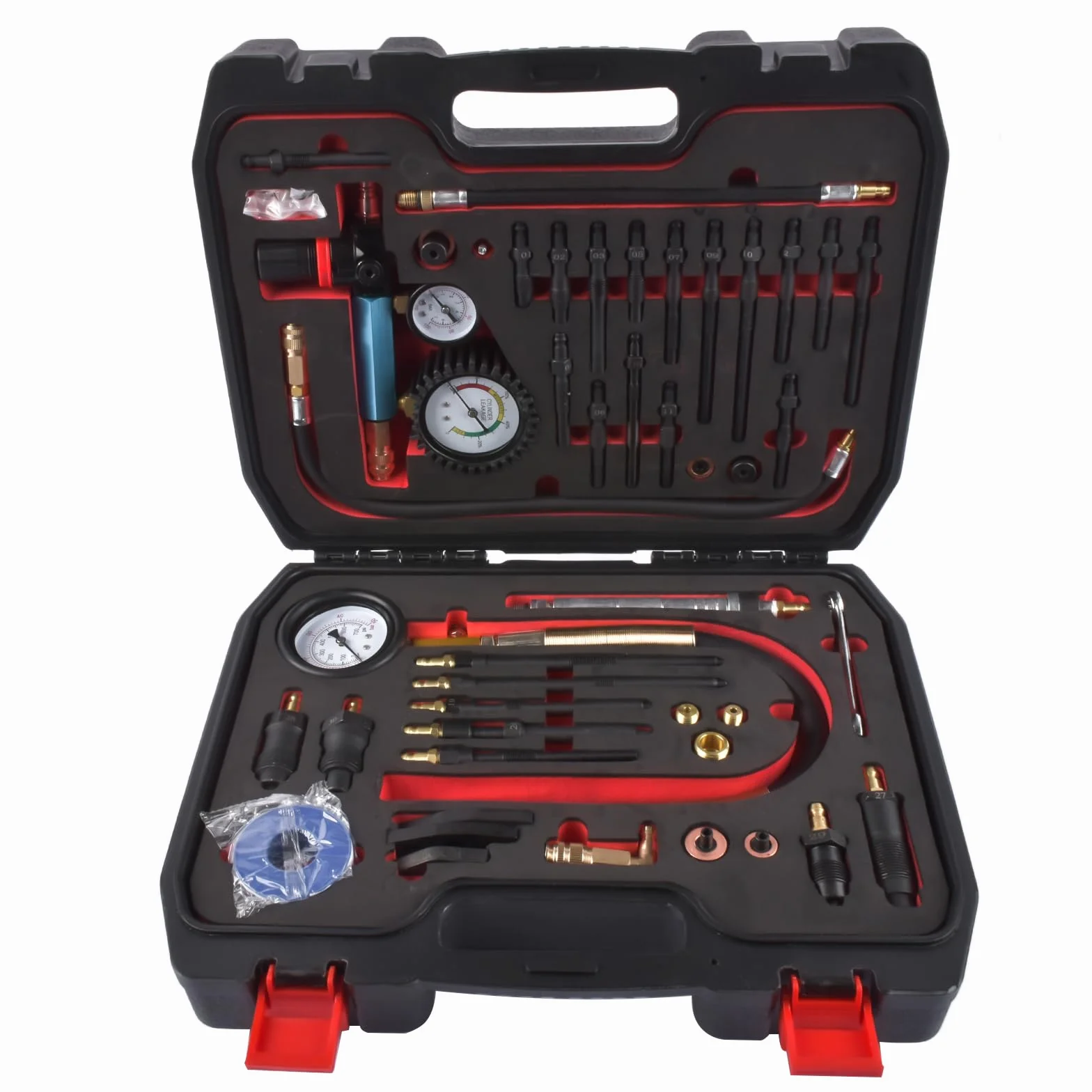 Tester Pressione di Compressione per Benzina e Diesel motori, Dispositivo Motore a benzina, Tester di compressione & tester di perdita di pressione Hopzty