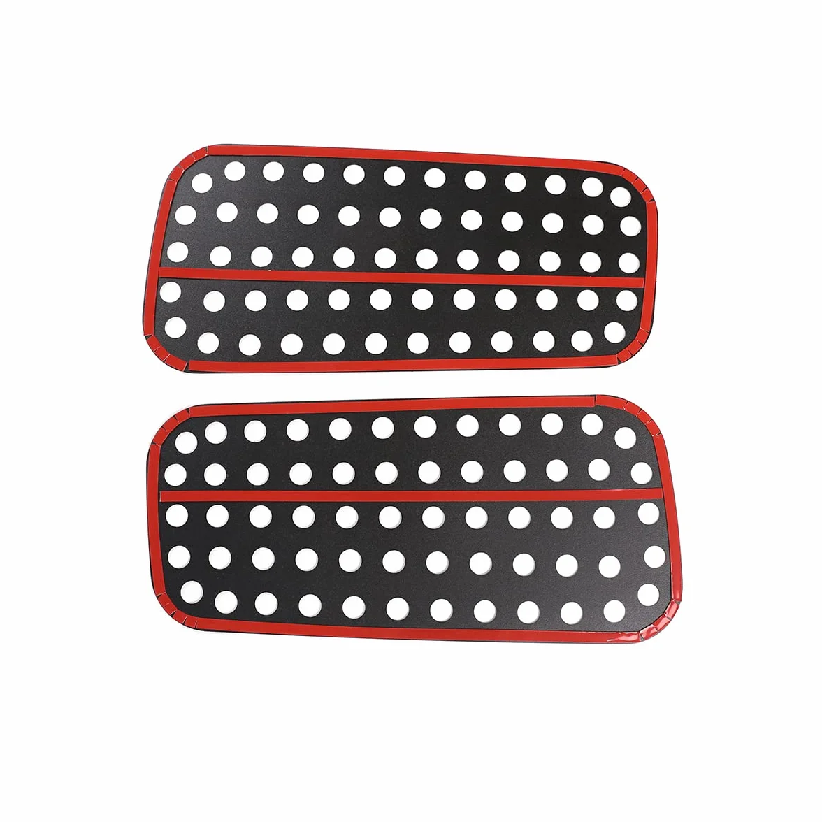 Per LR Defender 110 90 2004–2022, piastra protettiva vetri laterali, lega alluminio nero, accessori auto
