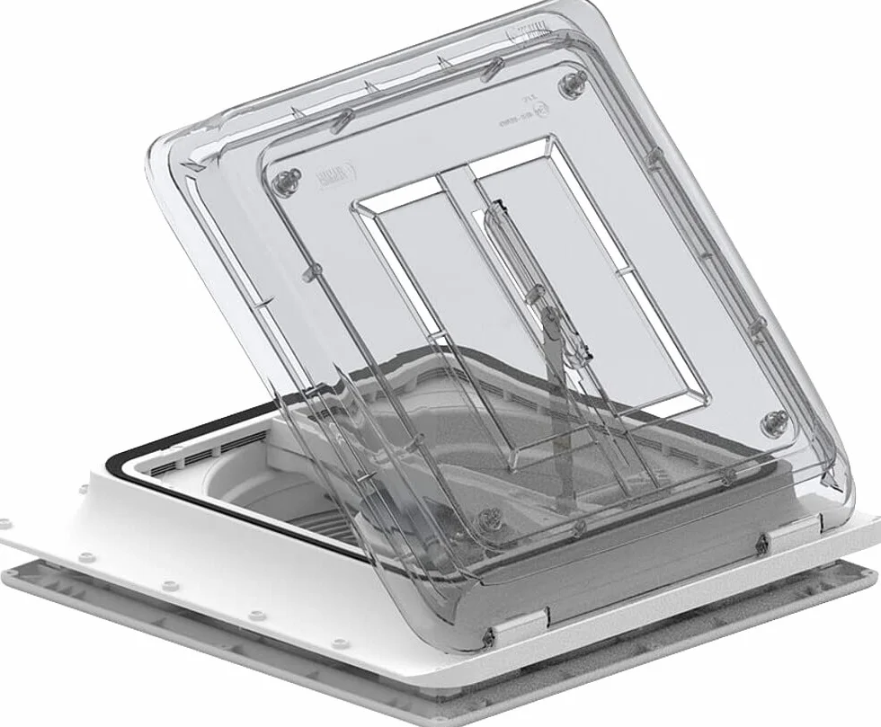 Fiamma Turbo-Vent Premium Crystal con Ventola e Termostato per Camper Caravan
