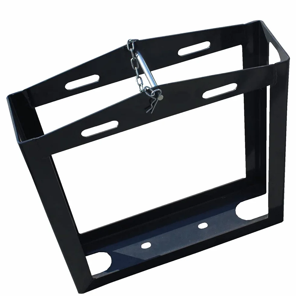 GABBIA PORTA PIASTRA BOX PER PEDANE PIEDI STABILIZZATORI GRU DA INSTALLARE SUL CAMION PER PIASTRE DA 40X40 50X50 60X60 (Per 2 pedane da 40x40 cm spessore 40 o 50)