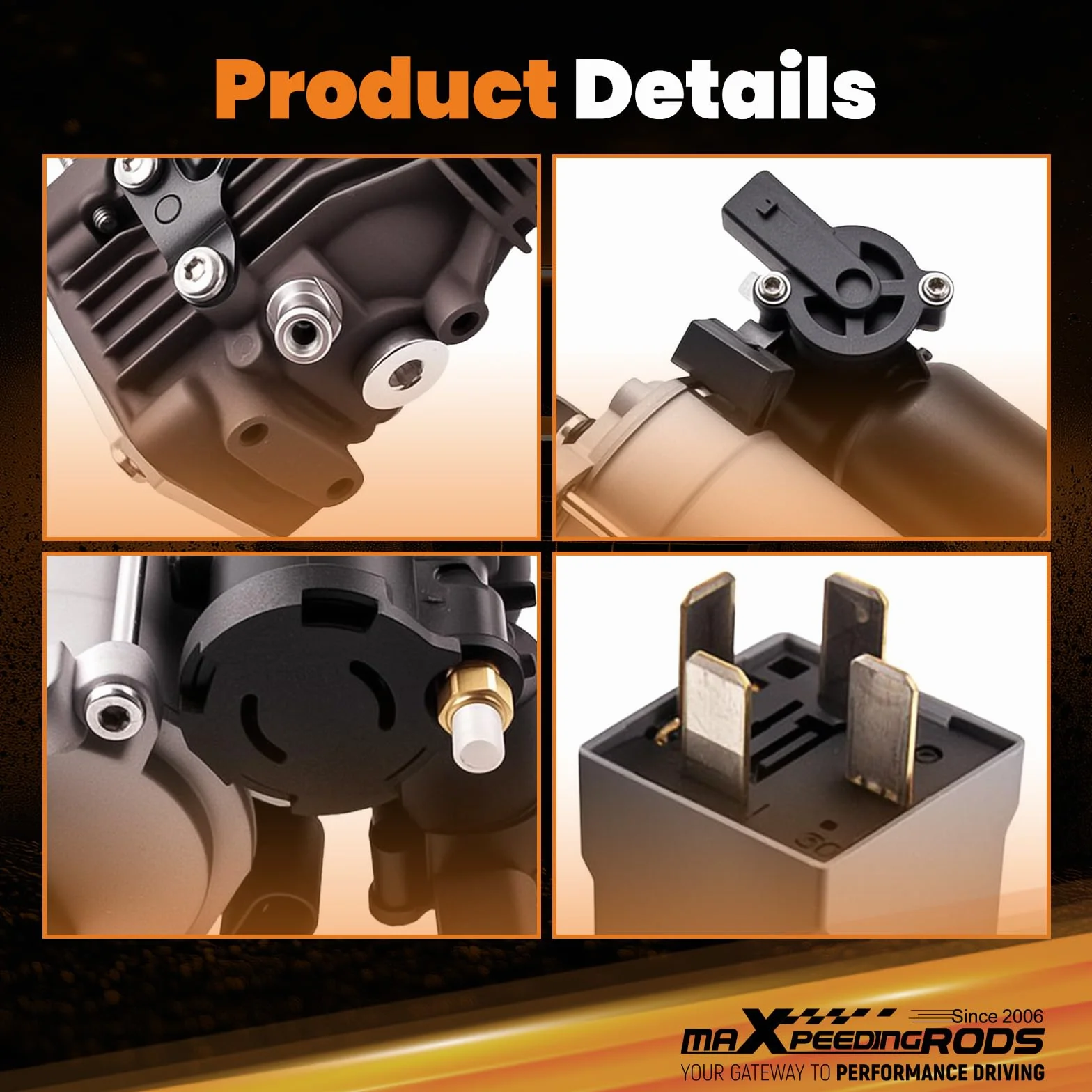 maXpeedingrods Compressore ad aria per Classe ML W164 05-11 GL X164 06-12 A1643200504