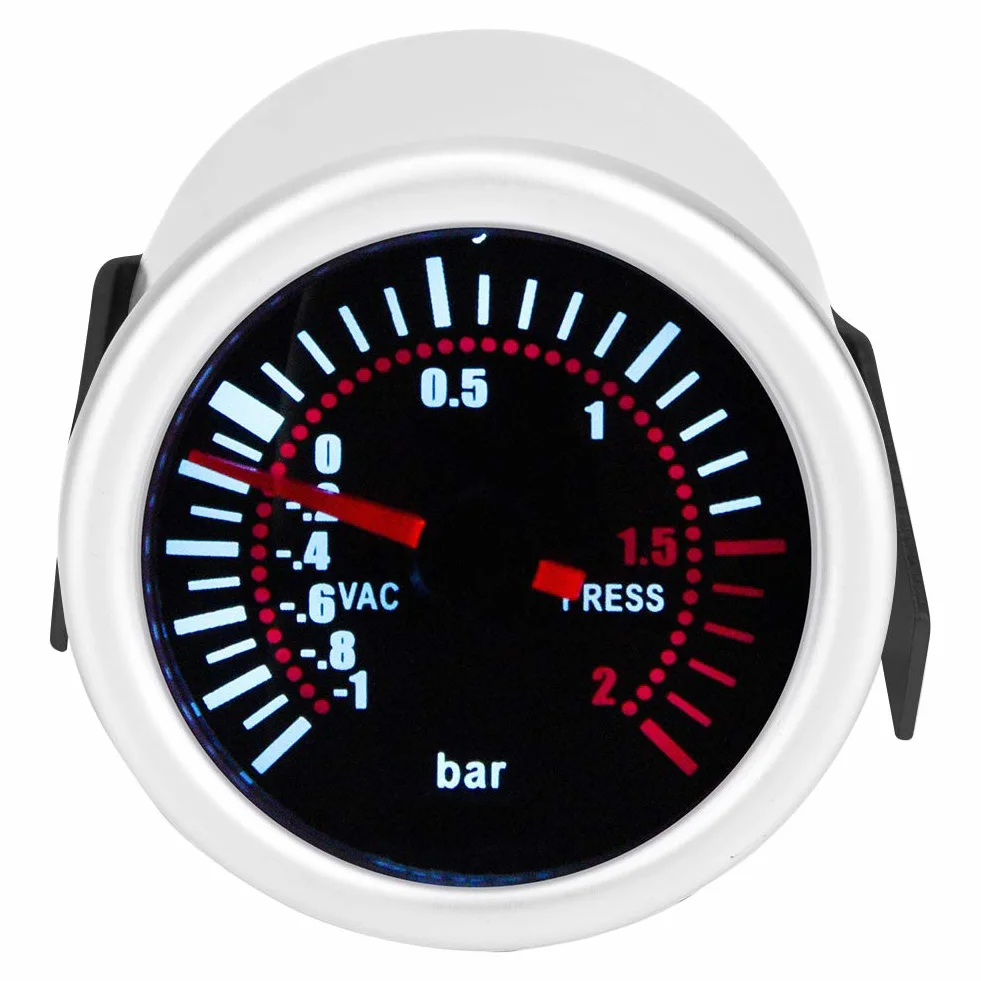 Turbo Boost Gauge, Misuratore di Turbo Boost Universale da 2"per Auto 12V LED Digital Turbo Boost PSI Gauge Meter per Automanometre pression turbo,manometre pression turbo,manometre pression turbo