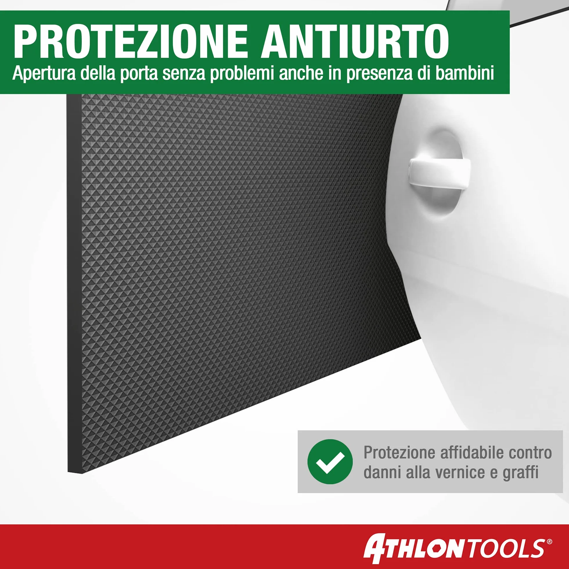 ATHLON TOOLS FlexProtect protezione parete garage 2m autoadesiva idrorepellente