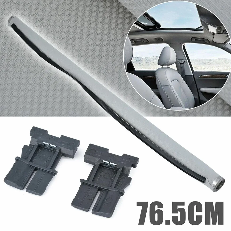 Tendina Tettuccio Apribile per Skoda Yeti 2010-2018, Parasole Avvolgibile, Protezione Solare e Isolamento Termico per Tetto Panoramico 1K9877307B,Grey
