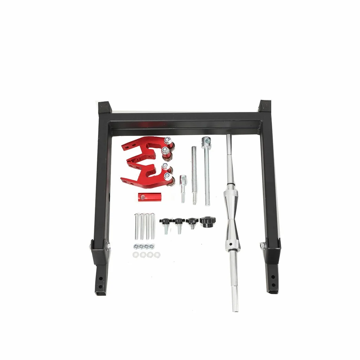 Supporto per Equilibratura Ruote Pieghevole per Ruote Moto Fino A 23, Larghezza Max 5, Mozzo >15mm – Bilanciatore della Ruota Motociclistica per Officine E Garage