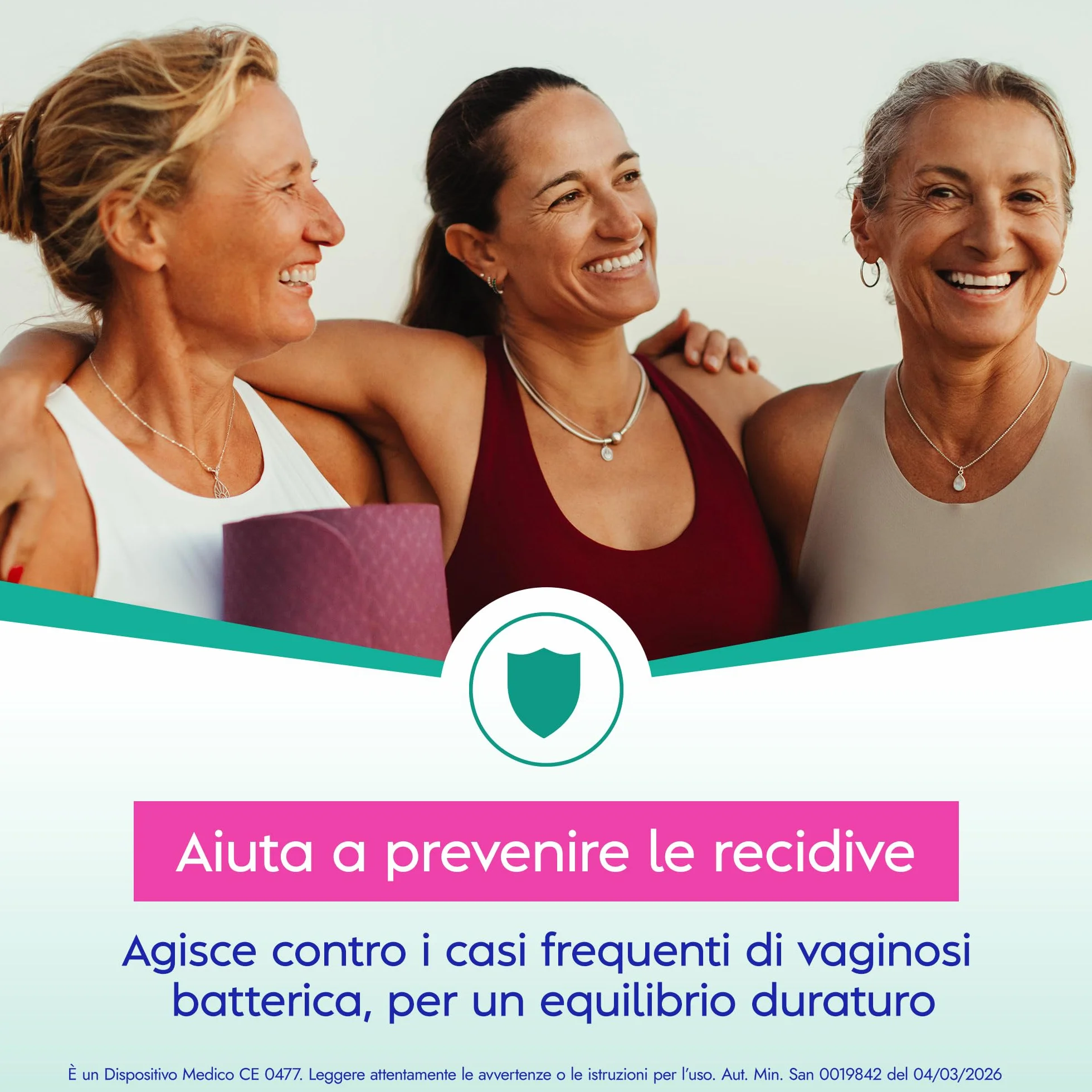 Vagisil Vaginosi Batterica Gel 7 tubi monodose trattamento odori perdite prurito