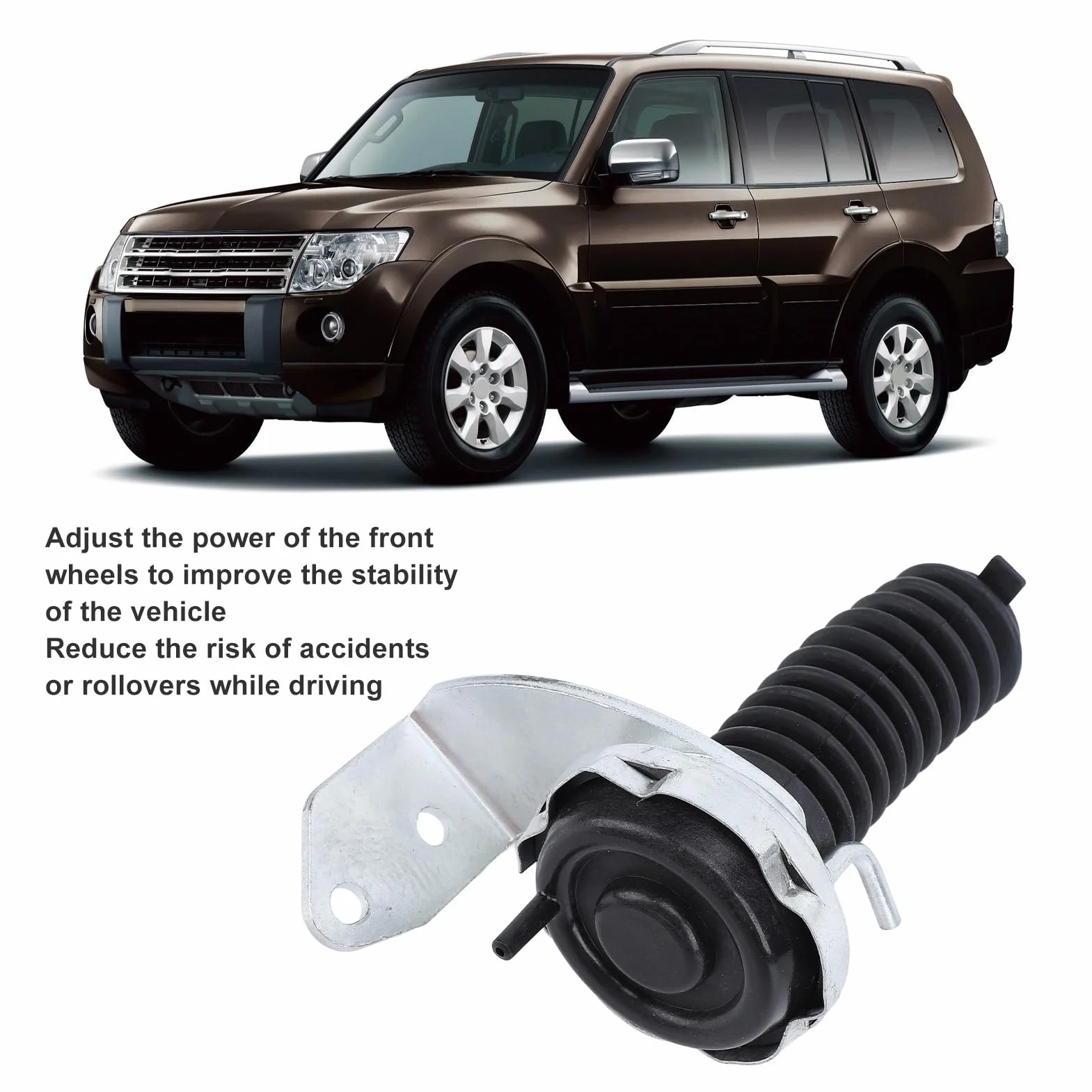 Acouto Attuatore Frizione a Ruota Libera Anteriore, Adatto per MR453711, 3820A049, per Pick-up L200 B40 2.5 2006, Ottimizza la Trasmissione di, Materiale ABS Robusto,