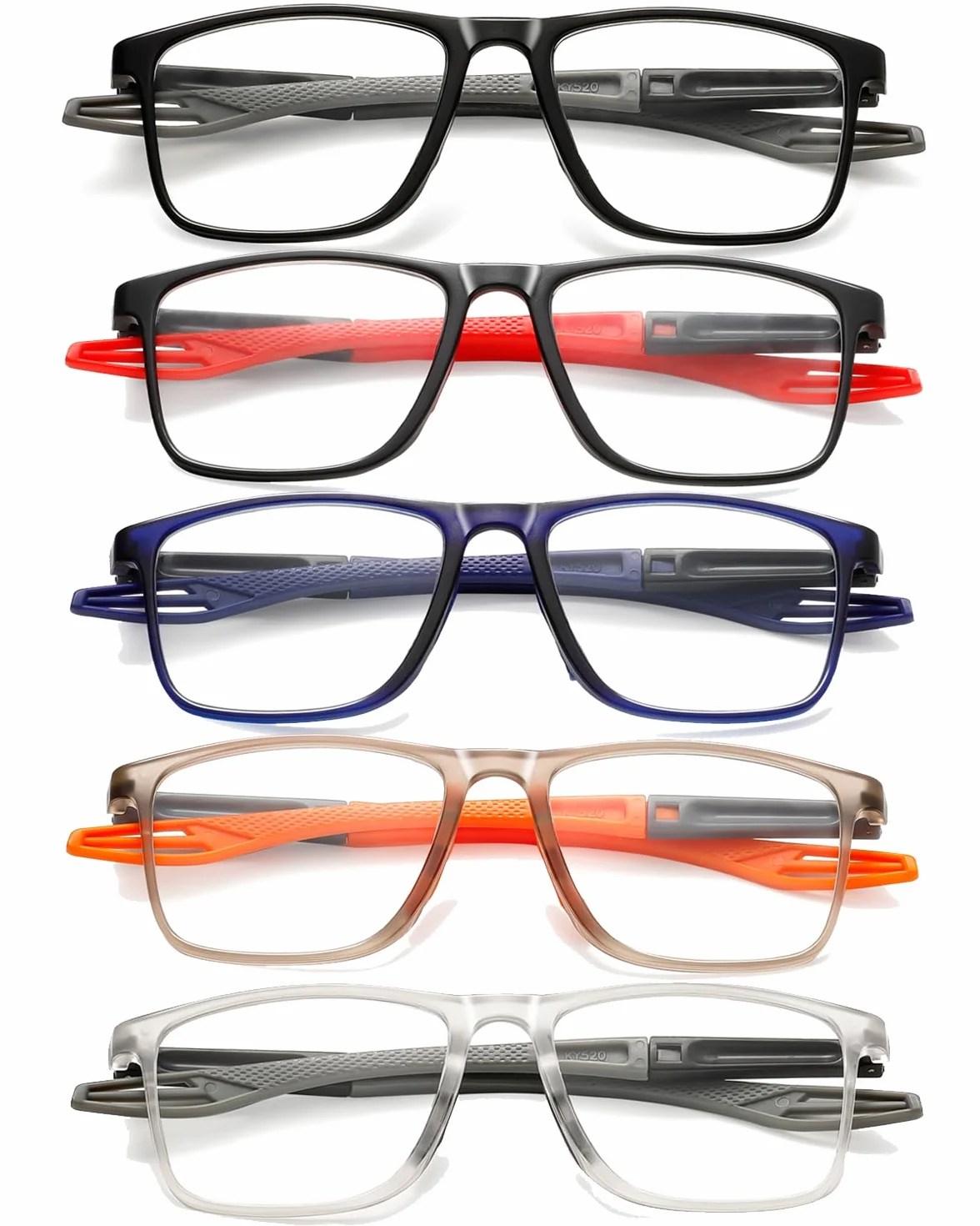 Hubeye Occhiali da lettura Sportivo Anti luce blu 2.00