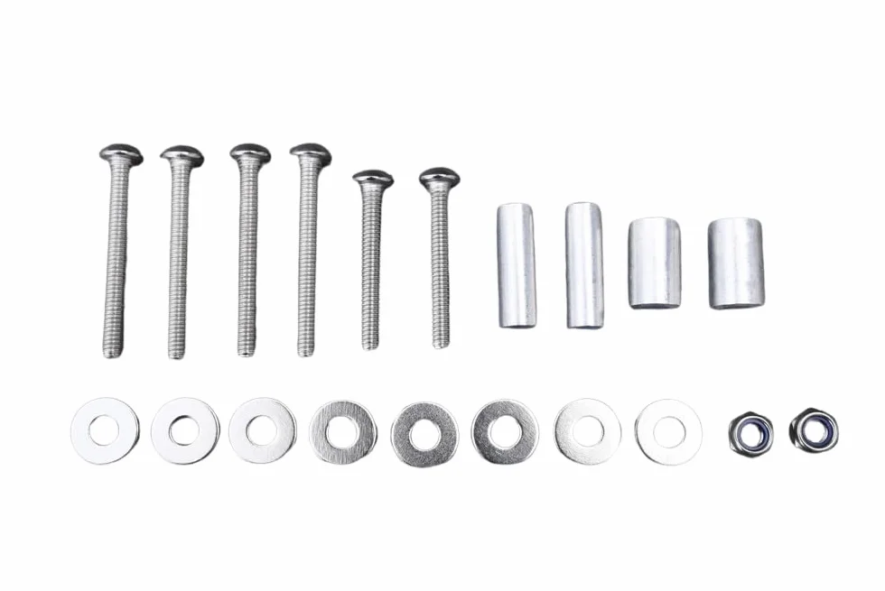 avdb-moto Portaborse Laterali/Portavaligie compatibile con HONDA CRF 300 L 2021-2024, CRF 300 L RALLY 2021-2024, CRF 300 L 2025-X, CRF 300 L RALLY 2025-X (in Acciaio)