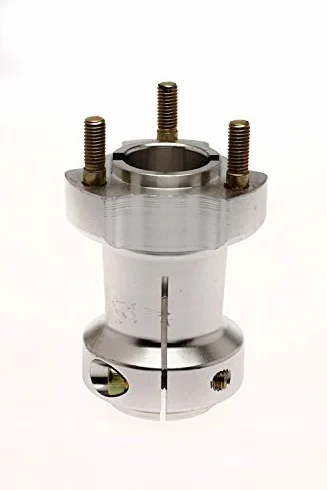 Mozzo posteriore per go-kart – adatto per assale da 30 mm – Lunghezza: 62/95/115 mm – Argento