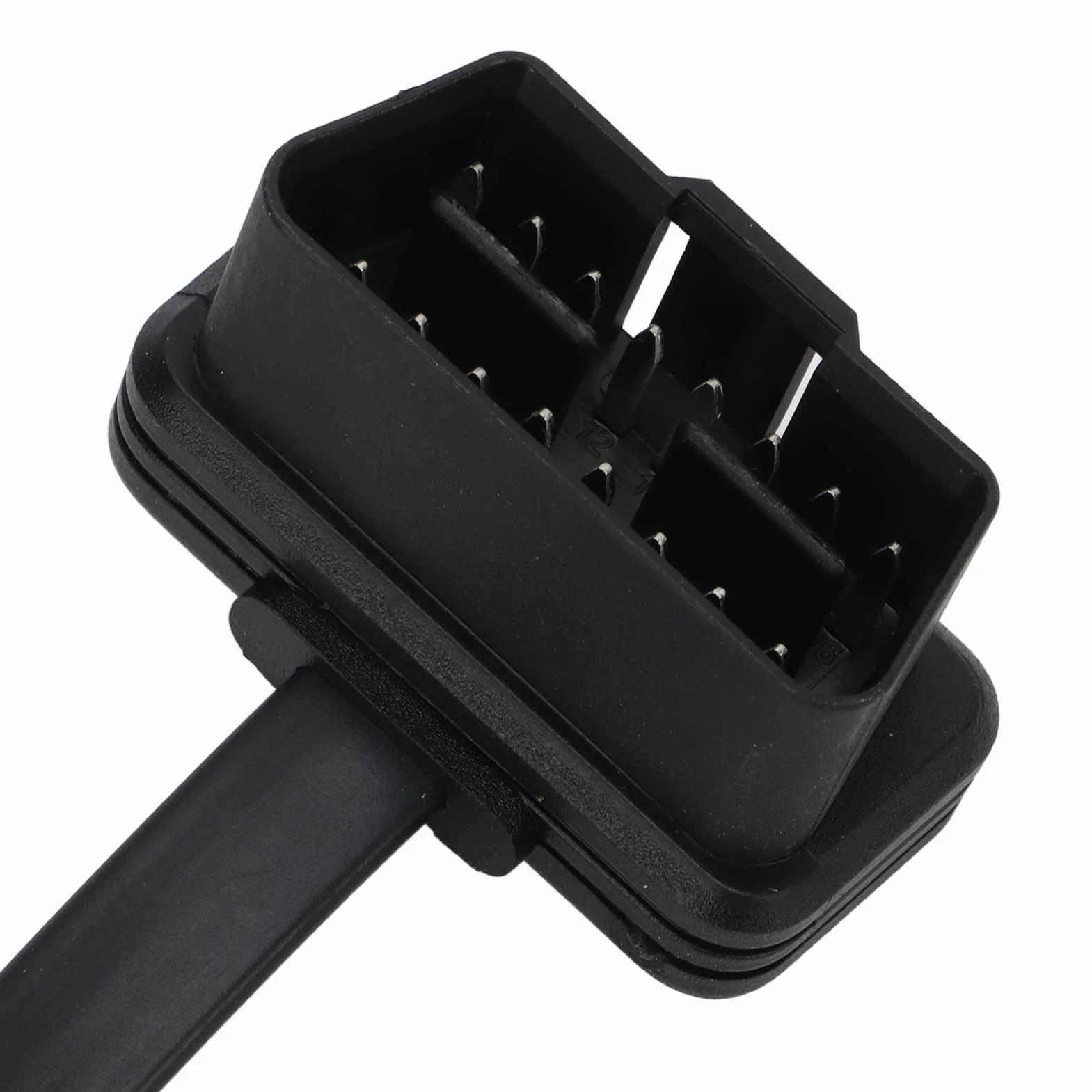 Cavo di Prolunga OBD2 Nero 16 Pin Maschio con Interruttore Connettore Adattatore Diagnostico