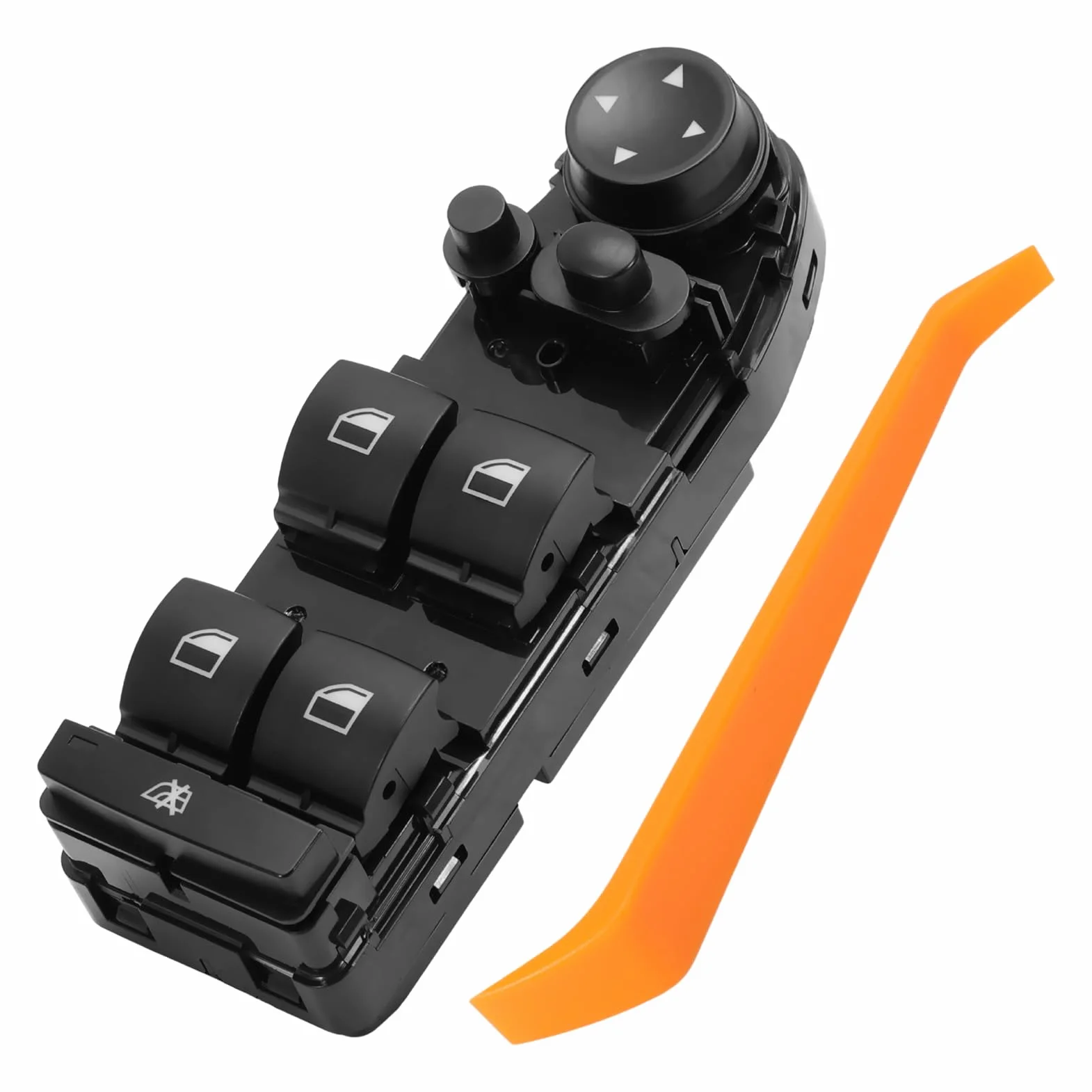 Interruttore alzacristalli anteriore sinistro per Serie 3 E90 E91 2004-2012 | 8 pulsanti | 18 pin | Compatibile con 316, 318, 320, 323, 325, 328, 330, 335 | Ricambio per 61319217333 61319132136