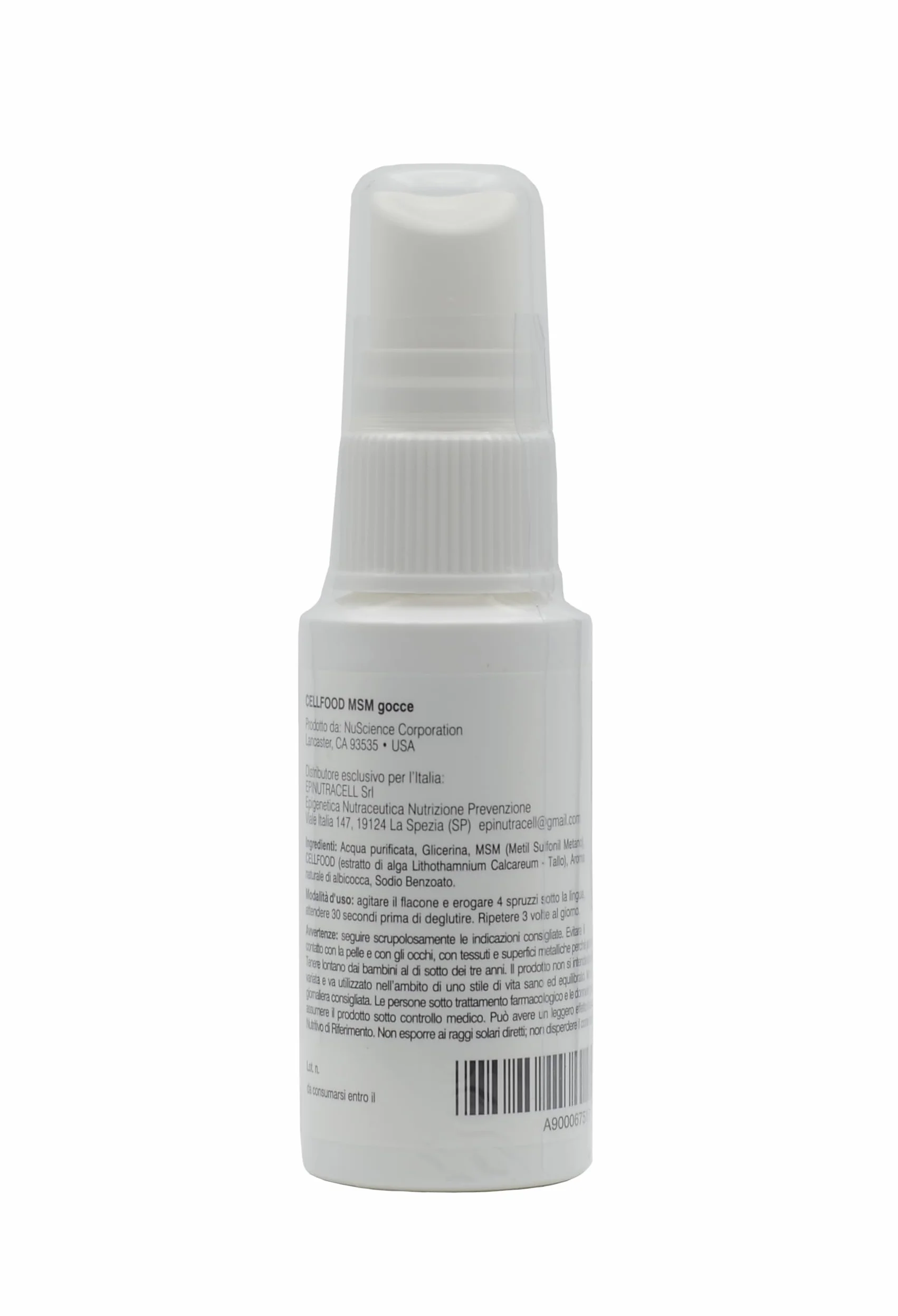 CELLFOOD Msm 30 ml Integratore Alimentare Allergie