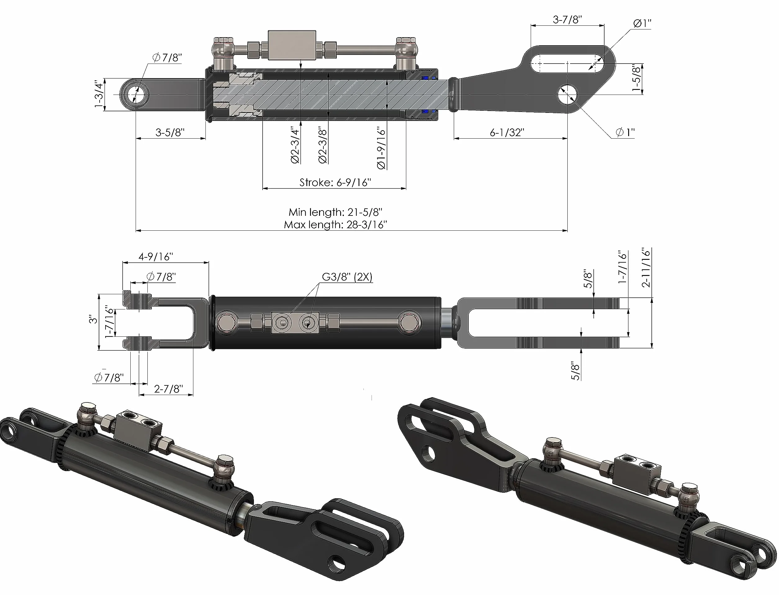 Braccio Laterale Idraulico 550-716 KIT TUBI IDRAULICI