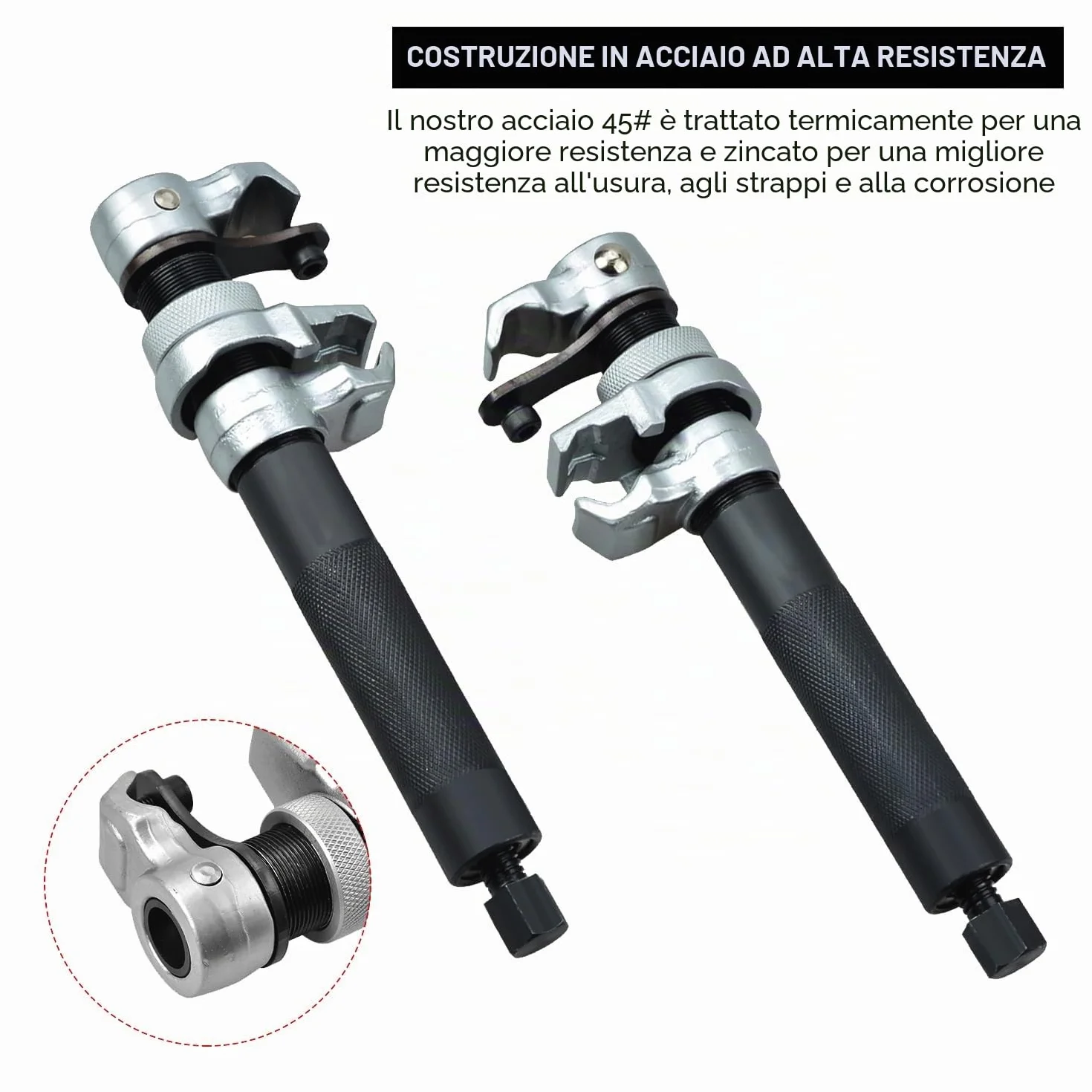 Set compressore molle ammortizzatori universale per auto 2 Pezzi capacità carico 1,2 T