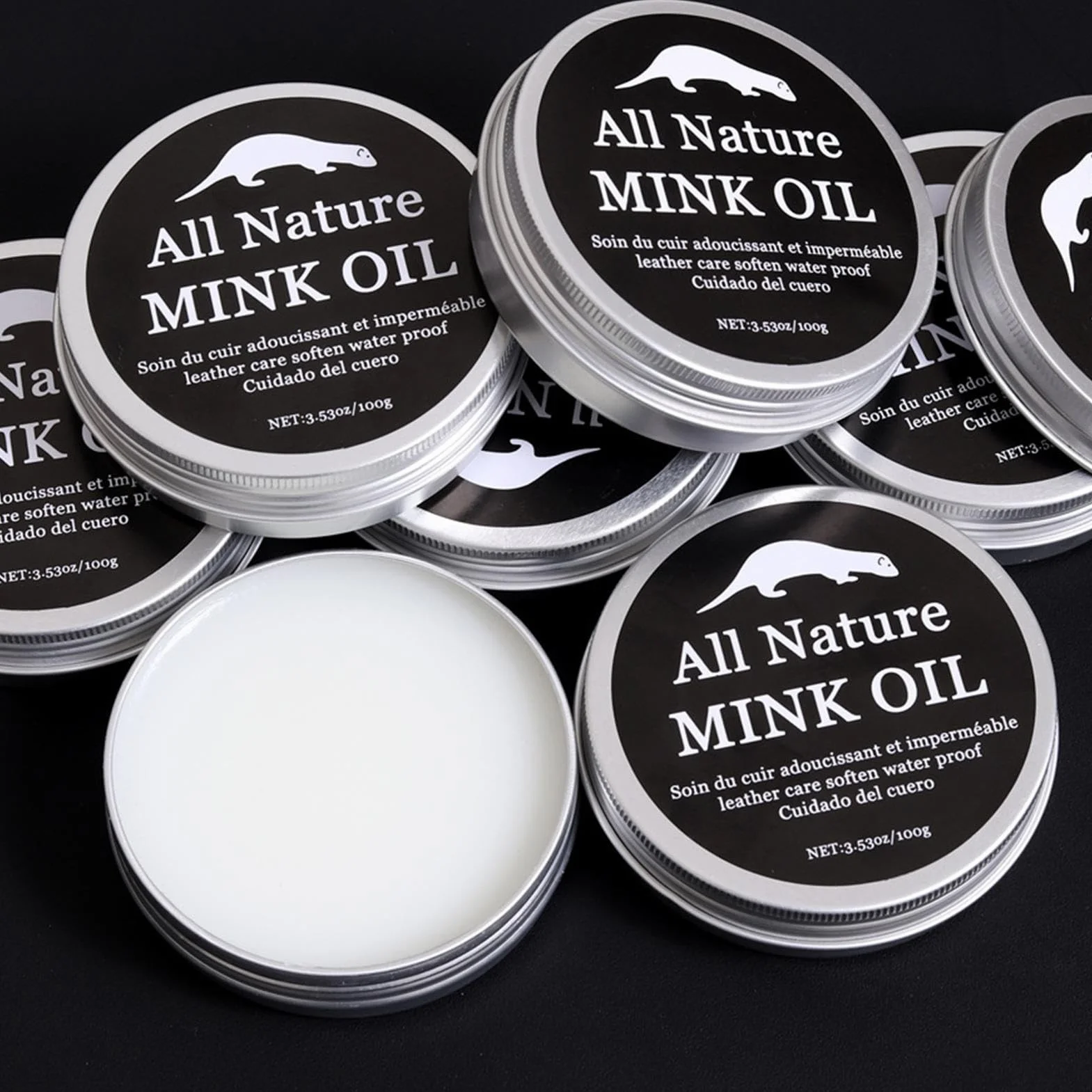 Crema Per Cuoio Rigenerante 100g Trattamento Scarpe Borse Selle Cinture