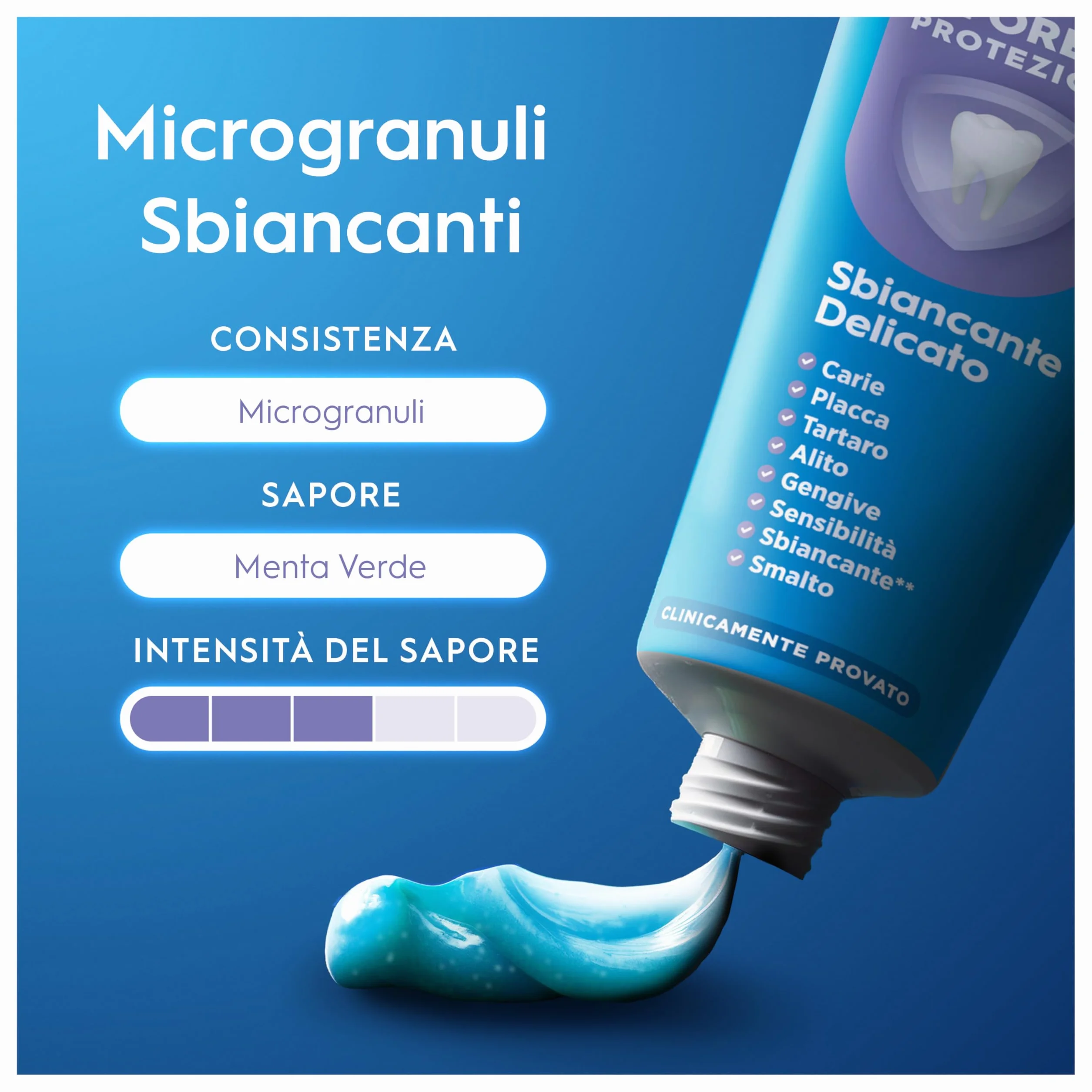 Oral-B Dentifricio Pro-Expert Sbiancante Delicato Menta Verde, 4x75ml