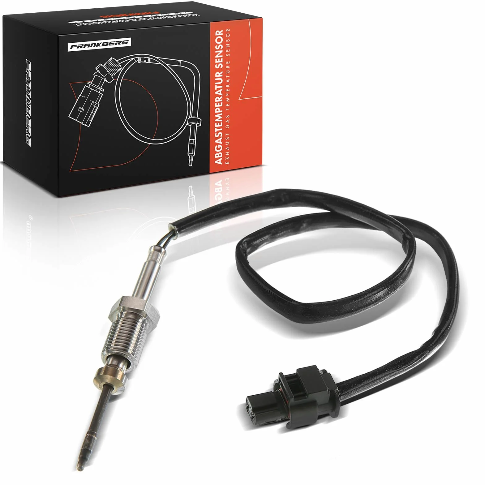 Frankberg Sensore temperatura gas di scarico 2-Poli Compatibile X1 E84 X3 F25 F11 E83 E91 13627806254