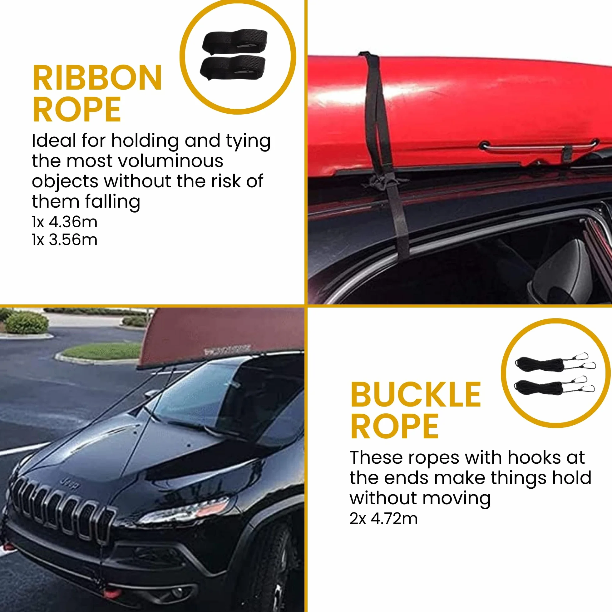 𝗕𝗮𝗿𝗿𝗲 𝗣𝗼𝗿𝘁𝗮𝘁𝘂𝘁𝘁𝗼, Portapacchi Universale per Auto da Viaggio, Morbidi Cuscinetti per Bagagli Pieghevoli, Barra Portatile per il Trasporto.
