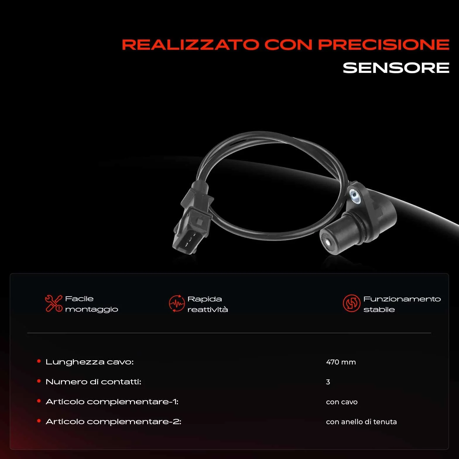 Frankberg Posizione dell'albero Motore Sensore dell'albero Motore Compatibile con Terrano II R20 Terrano II Van R20 Cabstar E TL VL Replace# LCS408,0281002191