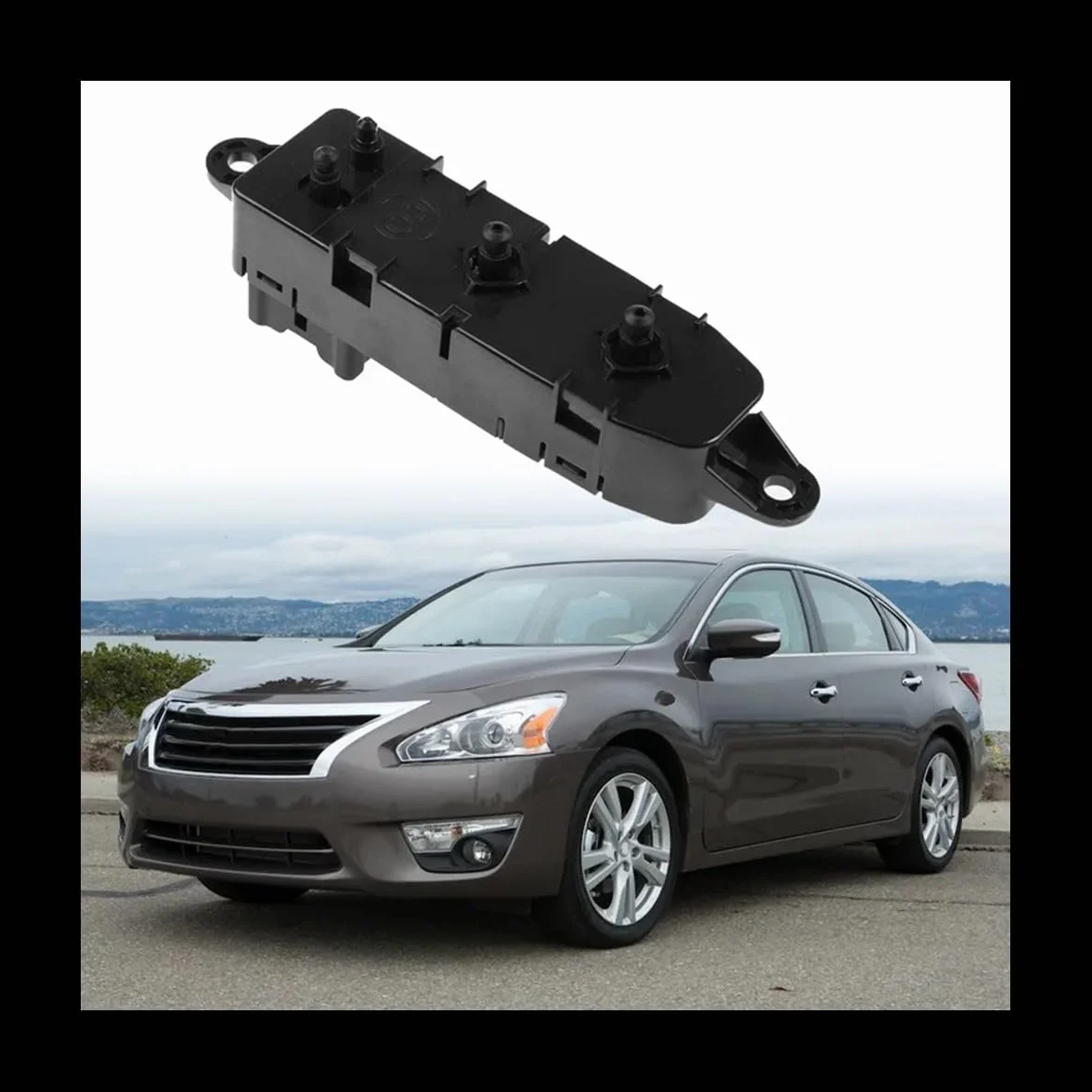 Interruttore di Controllo Sedile Elettrico Lato Guida Nissan Altima 2013-2016 Rogue 2008-2013 Nero