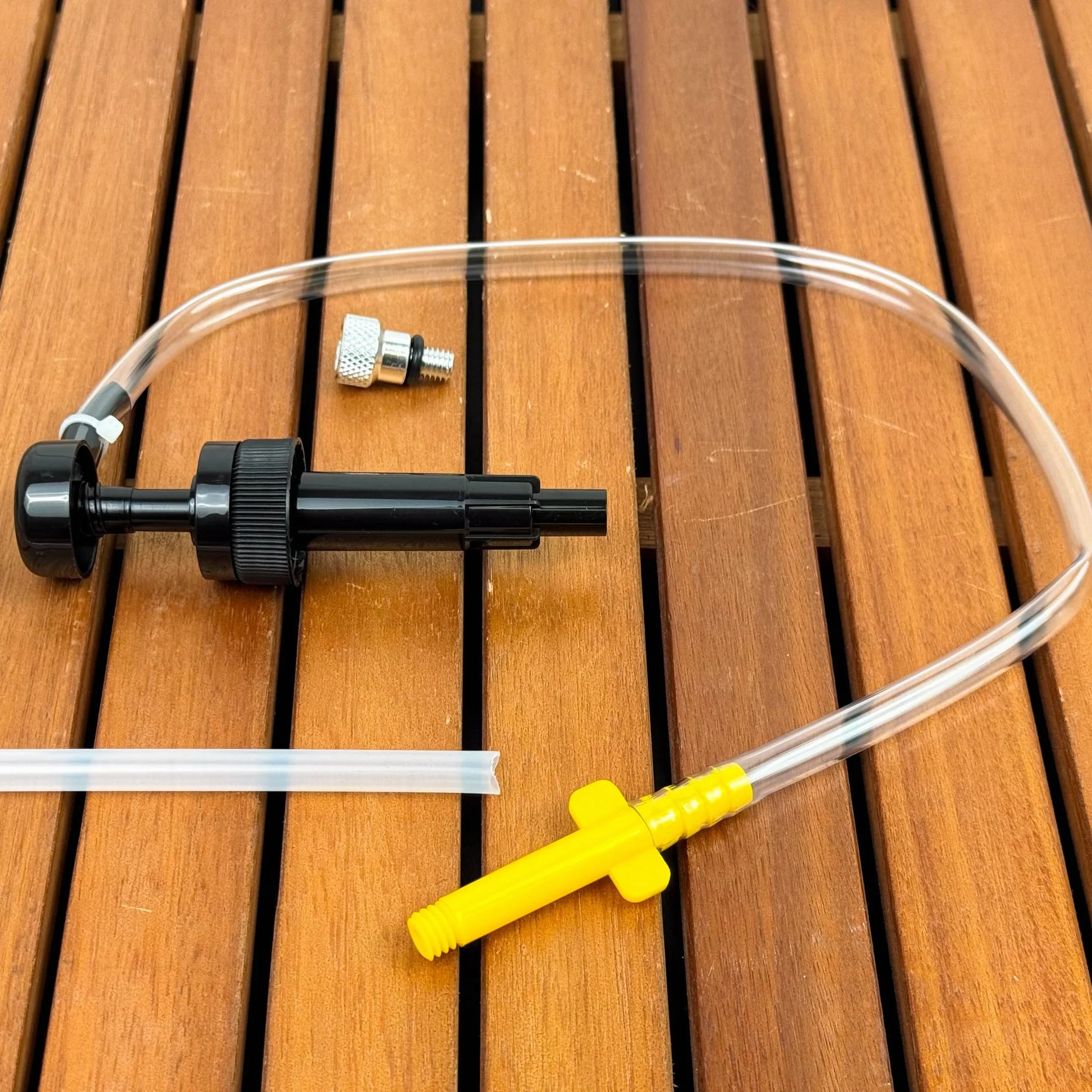 GATE14® Pompa Manuale per Cambio Olio Motore Fuoribordo con Siringa di Aspirazione