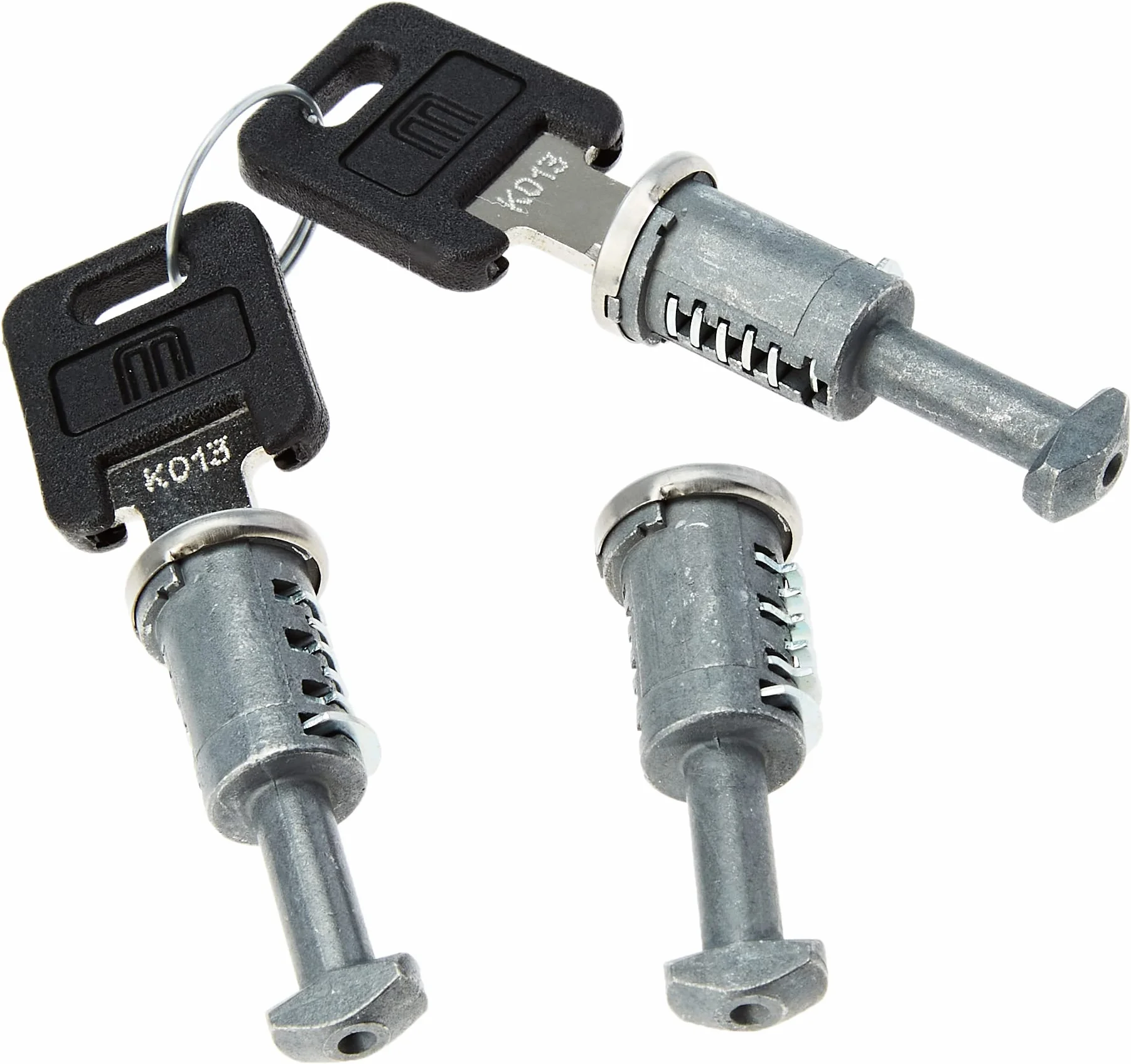 MENABO 000084800000 Set di Serrature per corrimano Tiger, Argento