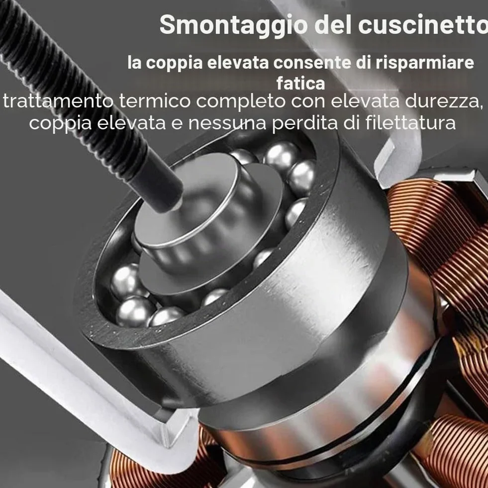 Tokaneit Estrattore per Ingranaggi a 2 Griffe 4 Pollici, Estrattore di Cuscinetti Regolabile per Riparazioni Auto e Meccaniche