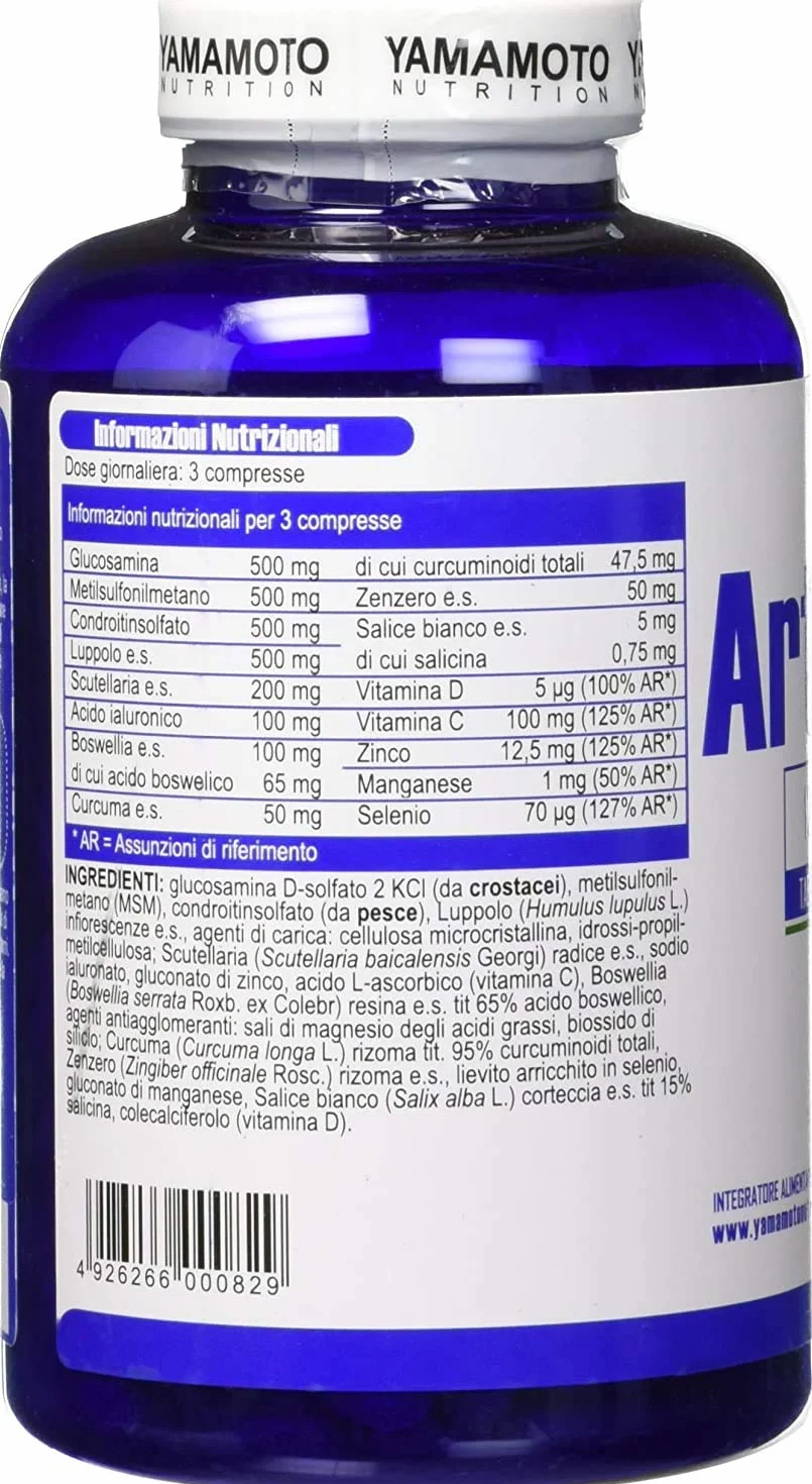 Yamamoto Nutrition ArthroMINE® integratore articolazioni glucosamina 2 confezioni 240 compresse