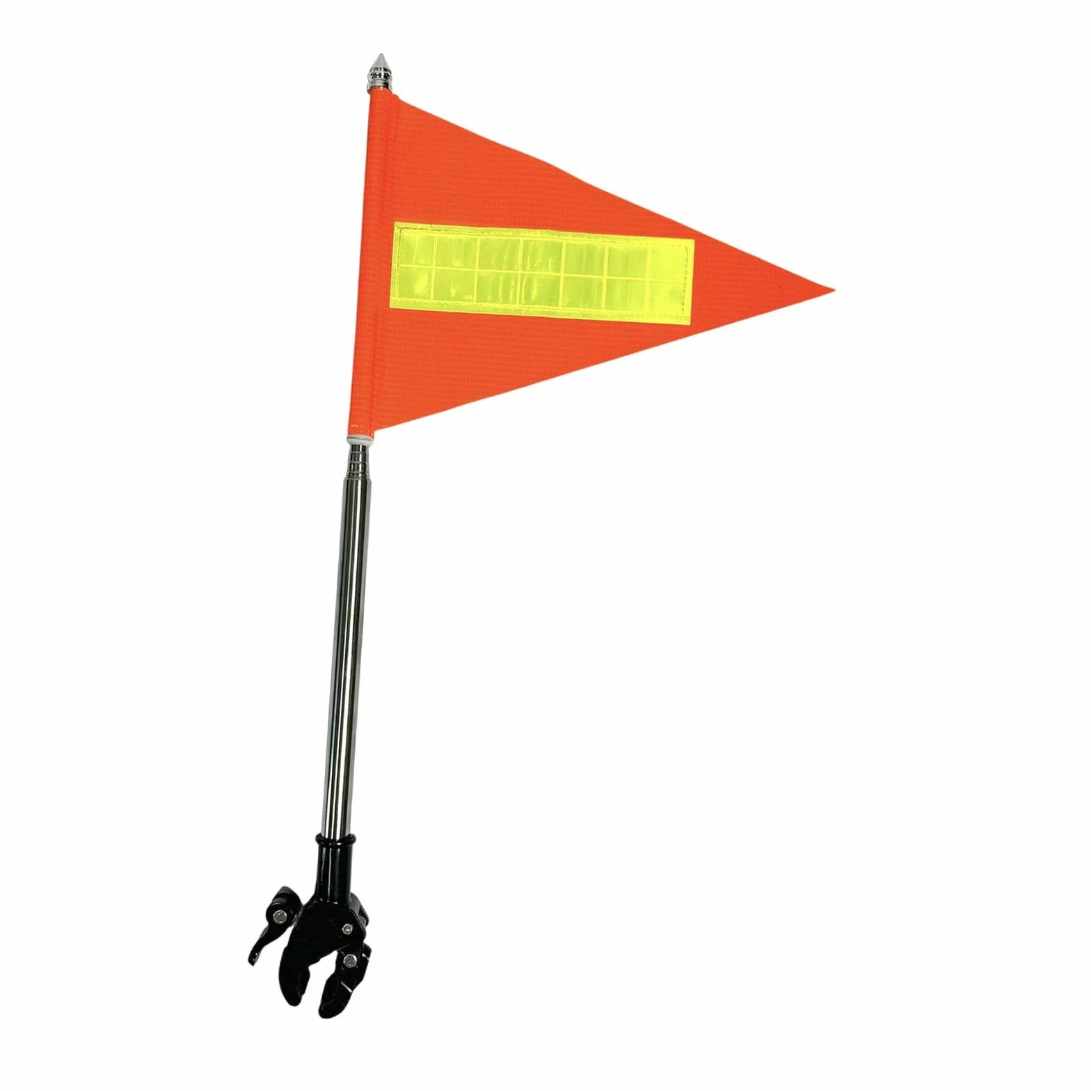 Bandiera con Asta Riflettente Bifacciale per Golf Cart Alta Visibilità