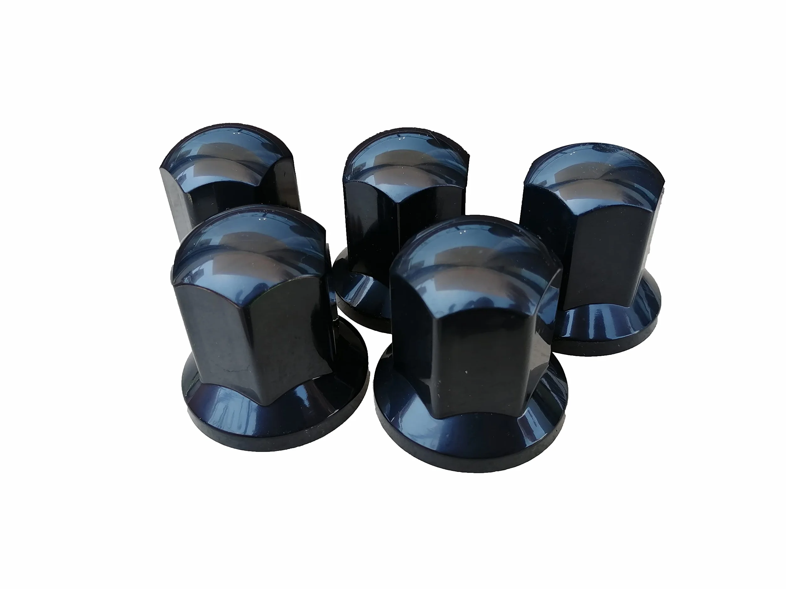60 pezzi copridadi ruota LUNGHI da 32mm cappucci in plastica nera adatti per camion rimorchio autobus camion auto veicolo LKW