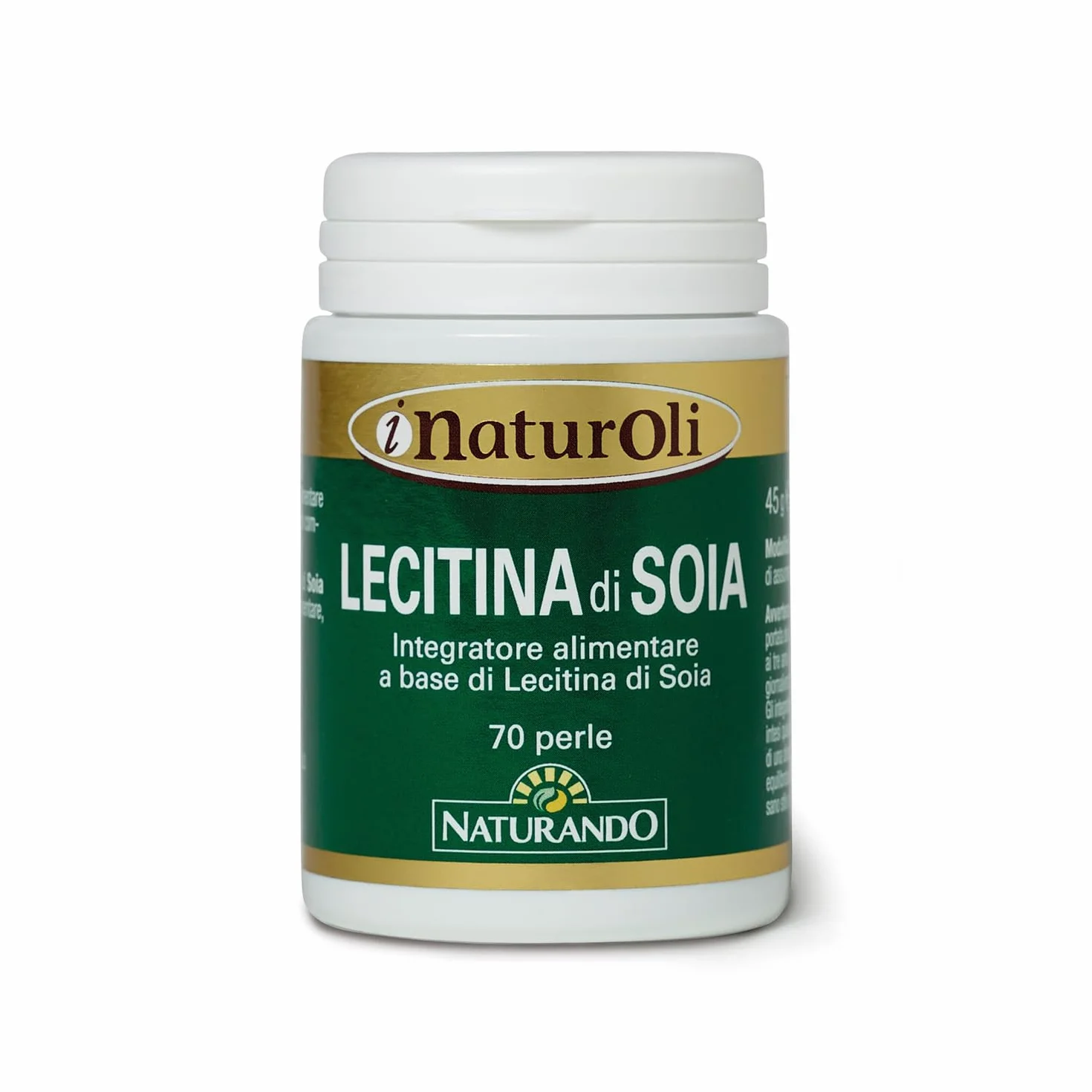 Naturando Olio di Lecitina di Soia 70 Perle Omega3