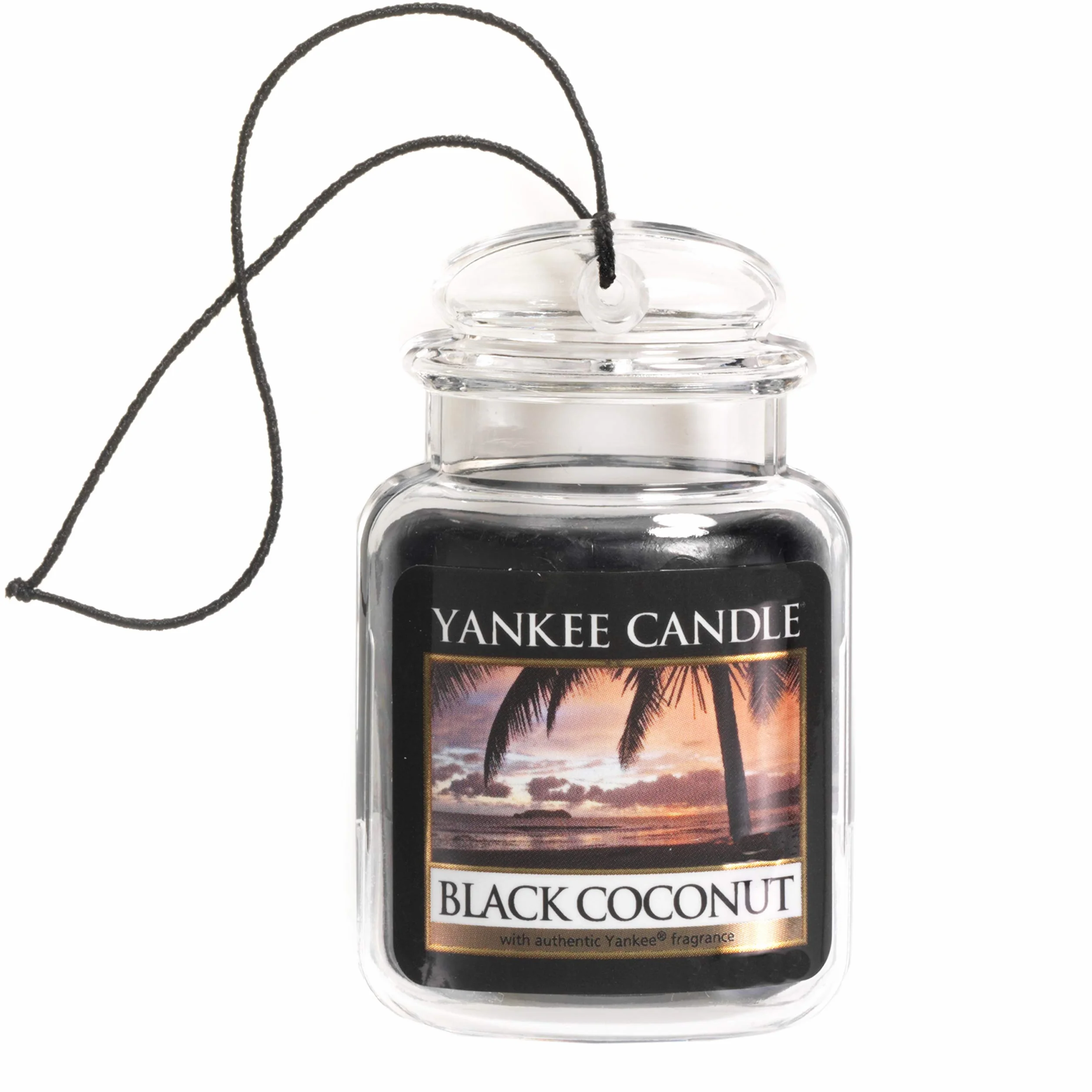 Yankee Candle Car Jar Profumatore d'Aria Cocco Nero 4 settimane