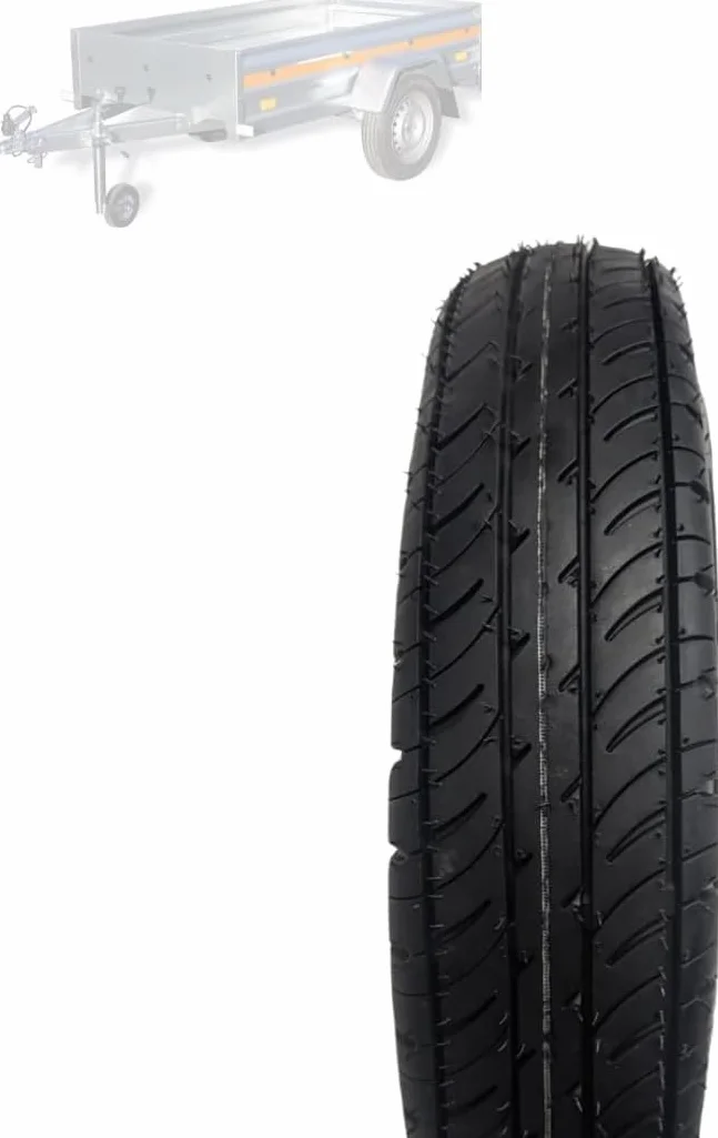 2 Pneumatici 4.00 – 10 + Camere Pneumatici Rinforzati 4 PR TUBE TYPE per ruote Carrello Appendice Rimorchio Barca Gomme 60J