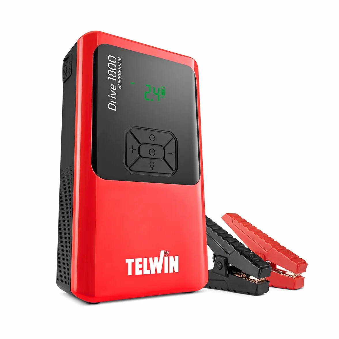 Telwin Drive 1800 Kompressor Avviatore Booster Multifunzione 12V Portatile Ultracompatto 1800A