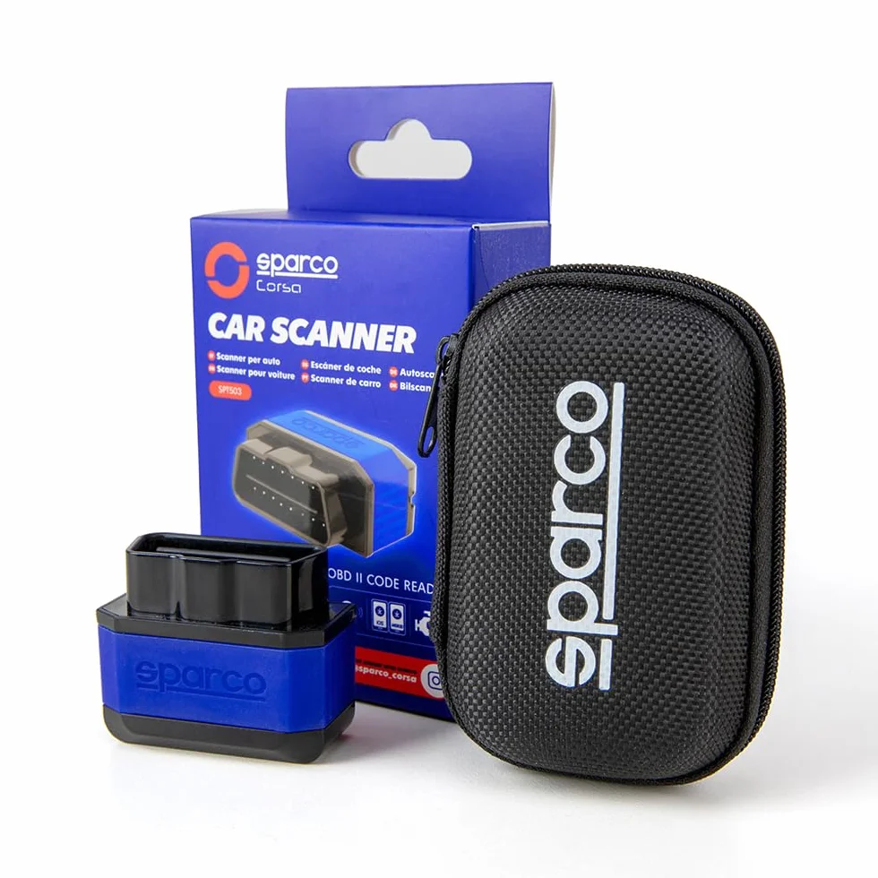 Sparco OBD2 Scanner Bluetooth 5.2 Diagnosi Auto Multimarca Lettore Codici DTC