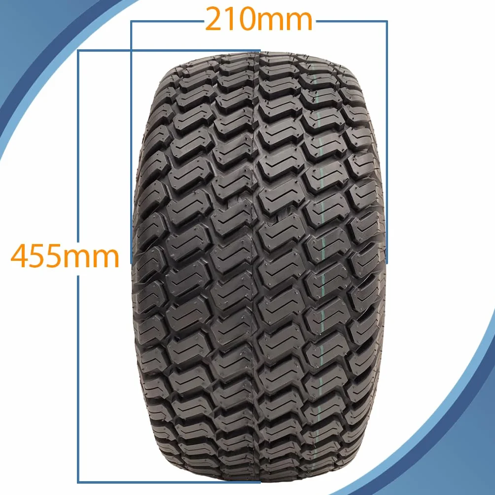 Parnells - Kit Rimorchio ATV - 2 Ruote 18x8.50-8 + 2 Mozzi 4xm12 100 mm PCD e Assali 35 mm x 35 mm - Wanda P332 a 4 Strati, 750 kg, Altezza 455 mm, Larghezza 210 mm - Contrassegno E, Legale Stradale