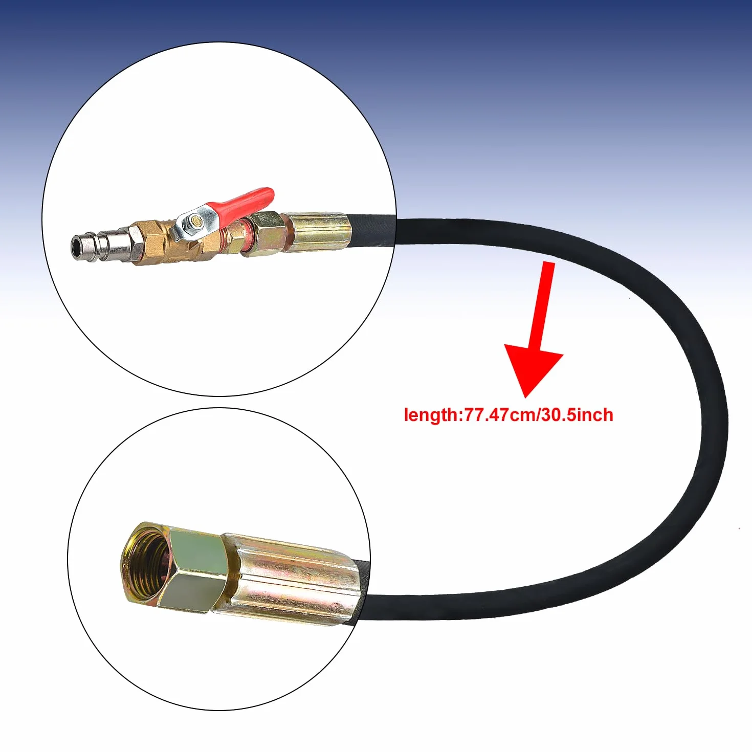 Estrattore iniettore Diesel Pneumatico 24 Pezzi Compatibile Bosch Delphi Denso Siemens