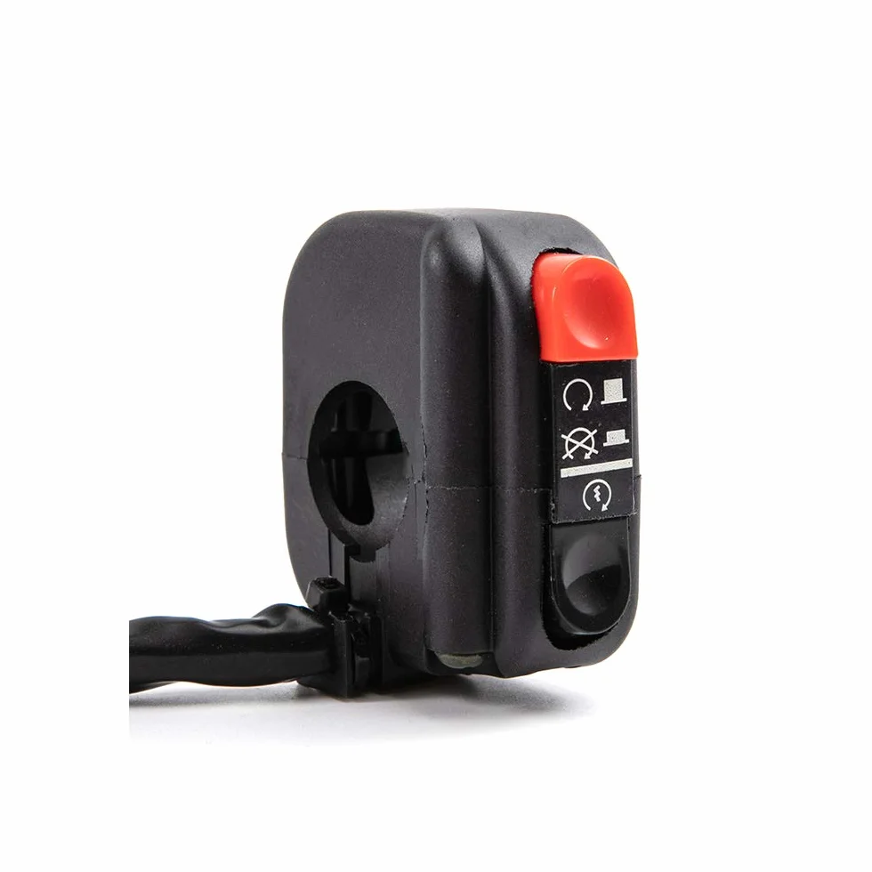 Interruttore 7/8" 22mm Moto Pulsante Clacson Indicatore Direzione Fendinebbia Luci Start