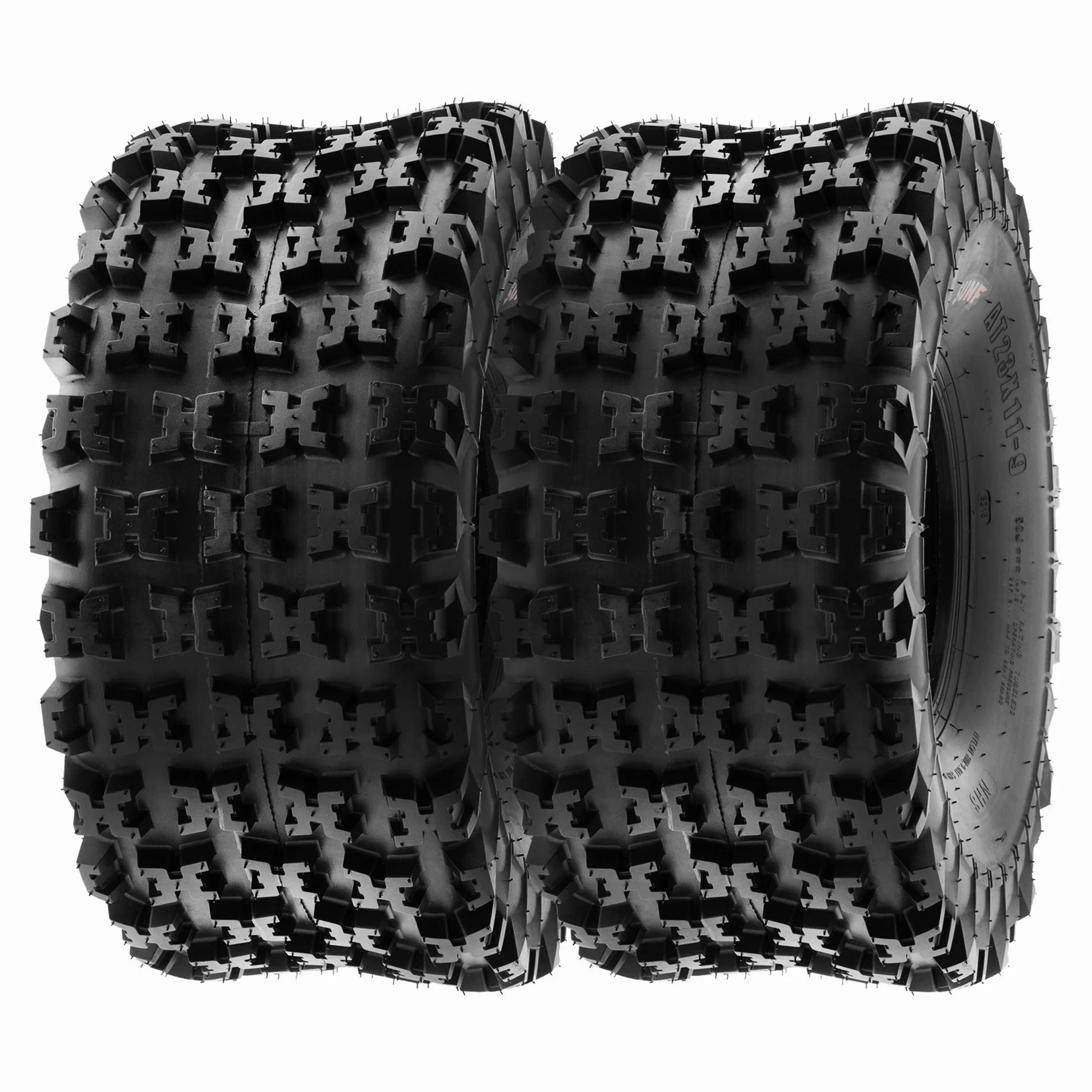 SunF A027 20 x 11-9 20 x 11 x 9 XC Quad ATV UTV pneumatici sportivi 6PR TL 43J E4 Mark, set da 2 pezzi