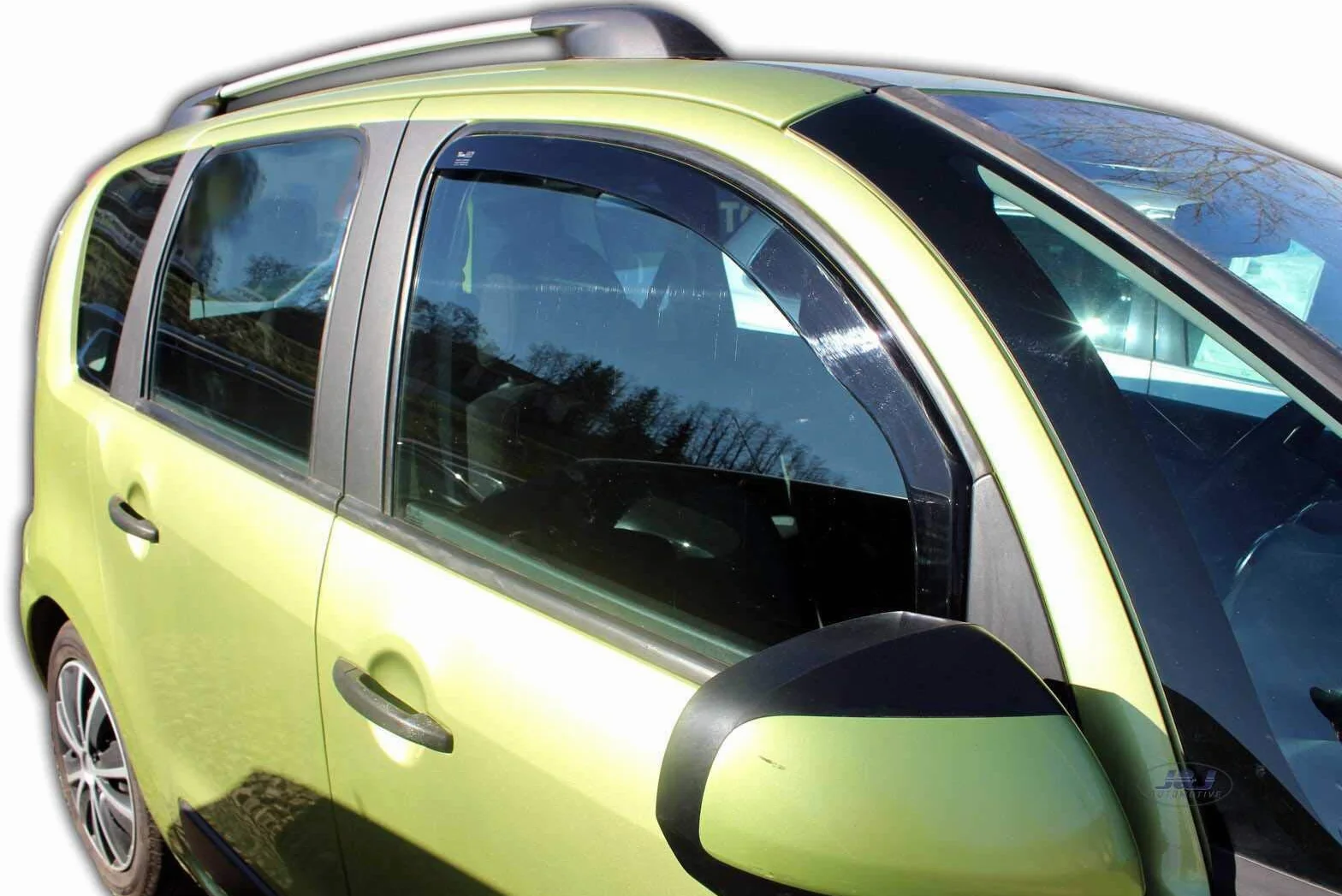 Deflettori d'Aria per Citroen C3 Picasso 2008-2017, Set da 2 Pezzi, Nero Fumé Oscurato
