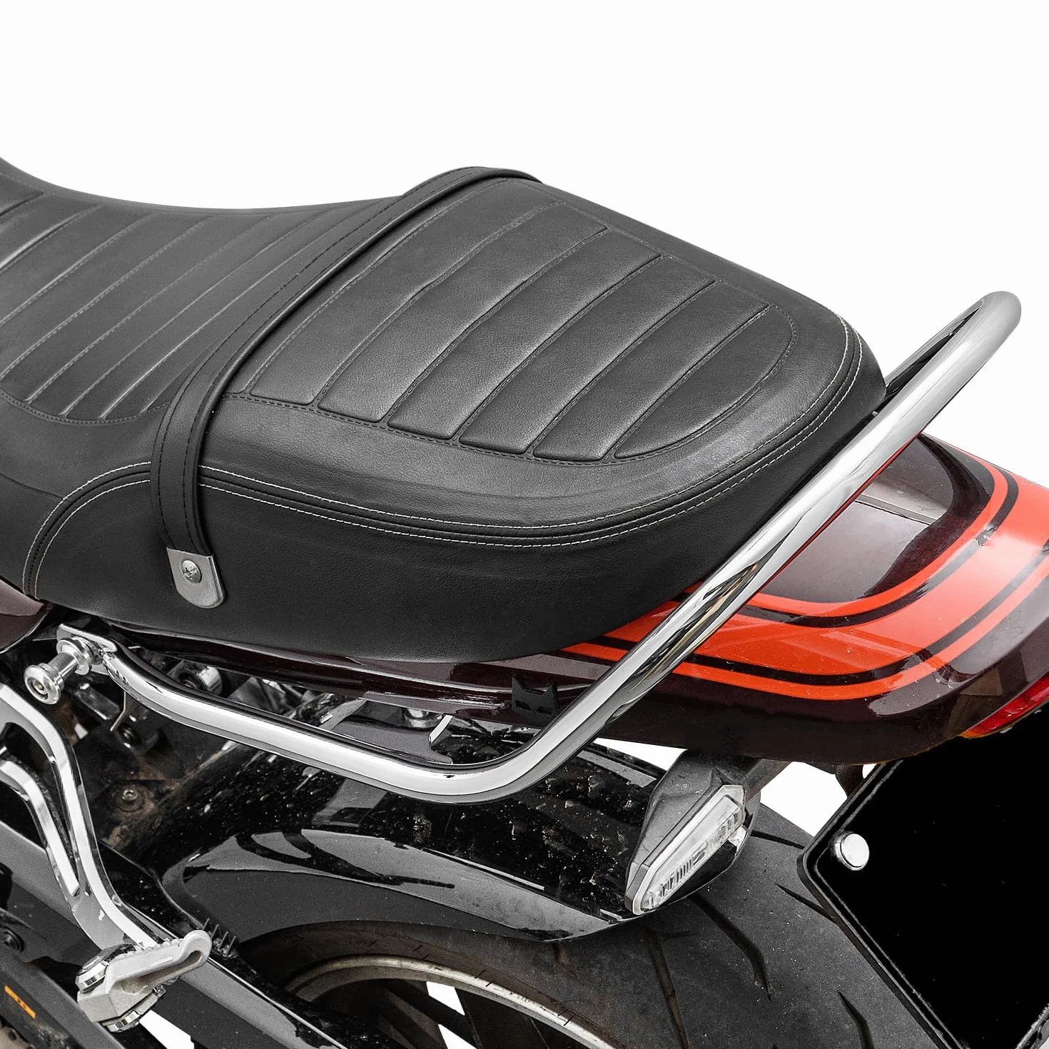 Maniglioni per Mano Posteriore per Passeggero per Moto, Manubrio in Acciaio Compatibile con Z900RS Z 900 RS 2018-2025 (Cromato)