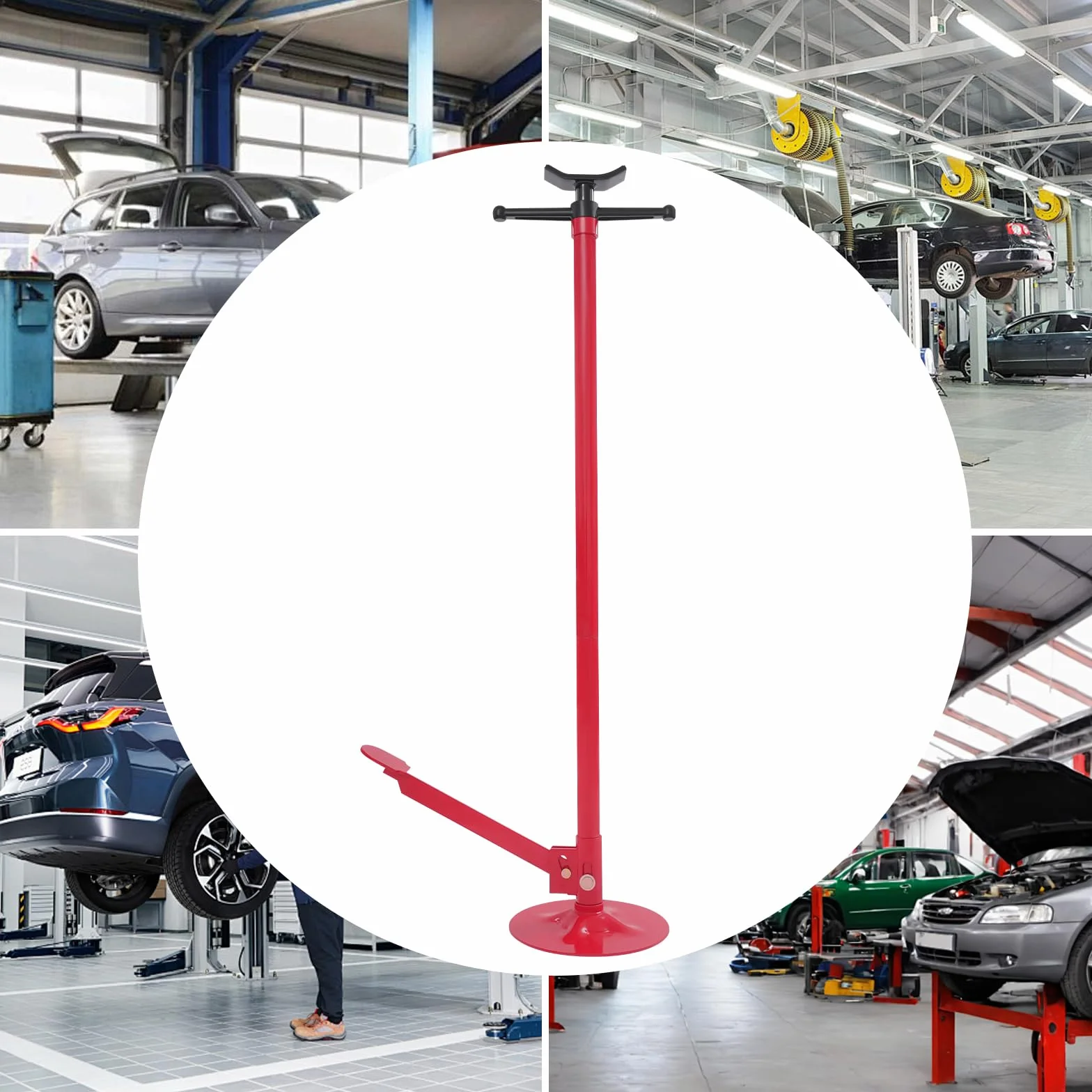Sollevatore per motore con pedale 0,75 t supporto telescopico per auto