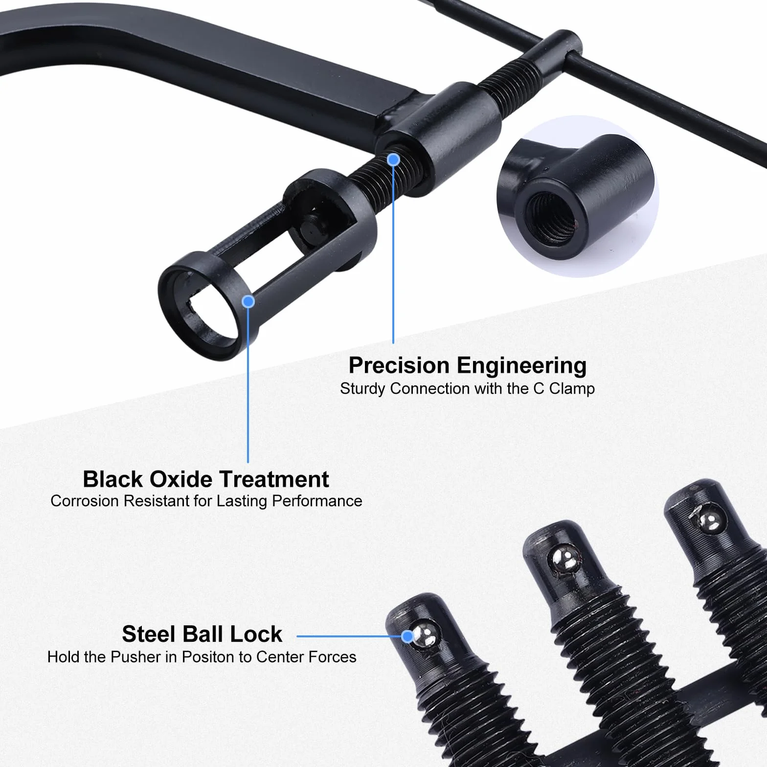 FreeTec Set Compressore Molle Valvole 16-30mm con Smerigliavalvole Morsetto C Massiccio per Motore Auto Moto