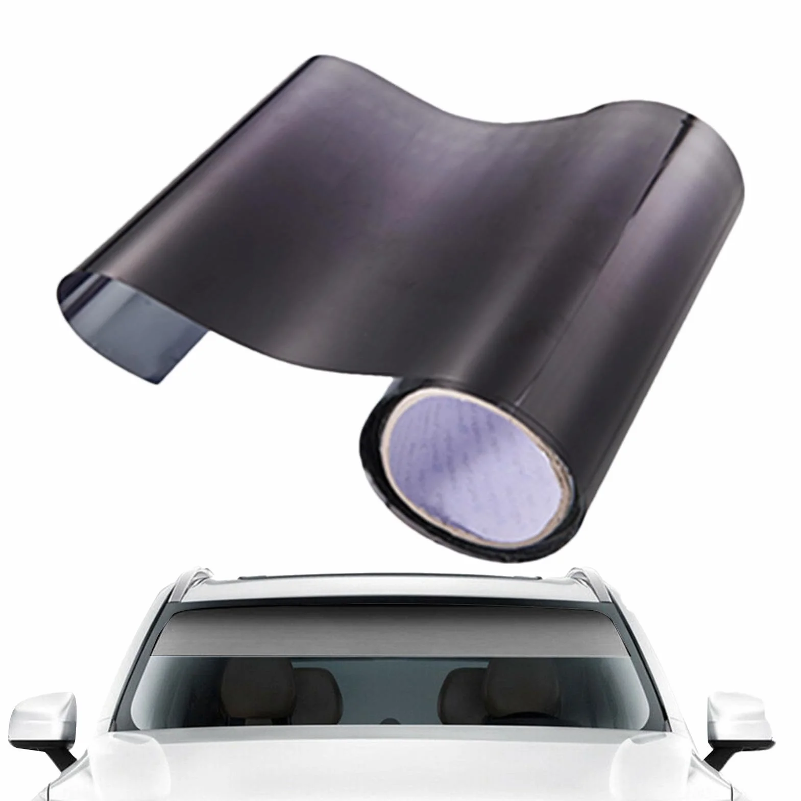 Pellicola oscurante per auto, protezione solare, strisce parasole per parabrezza auto, protezione UV