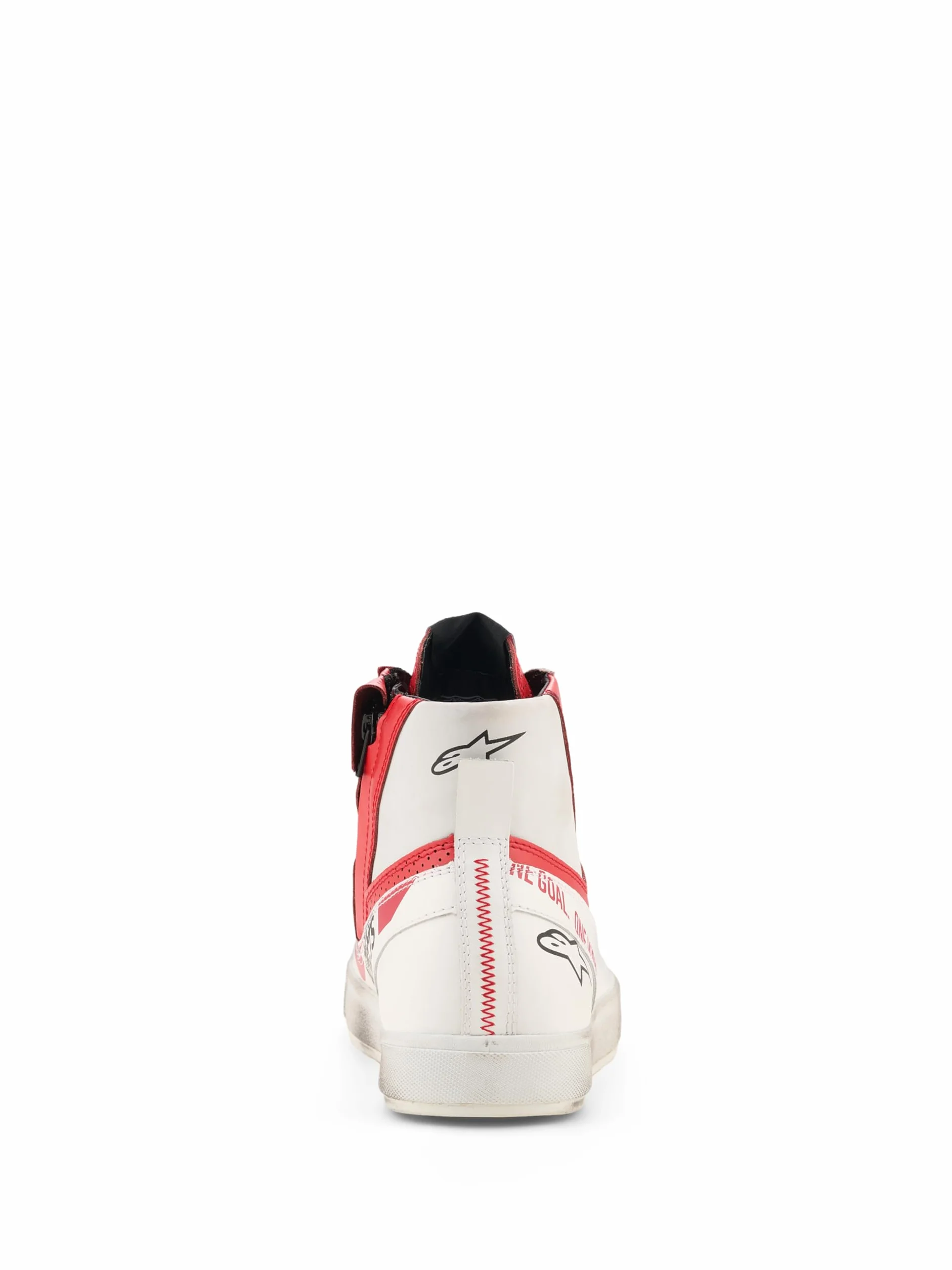 Alpinestars Stated Flair Scarpe da motociclismo, bianco/rosso, 10