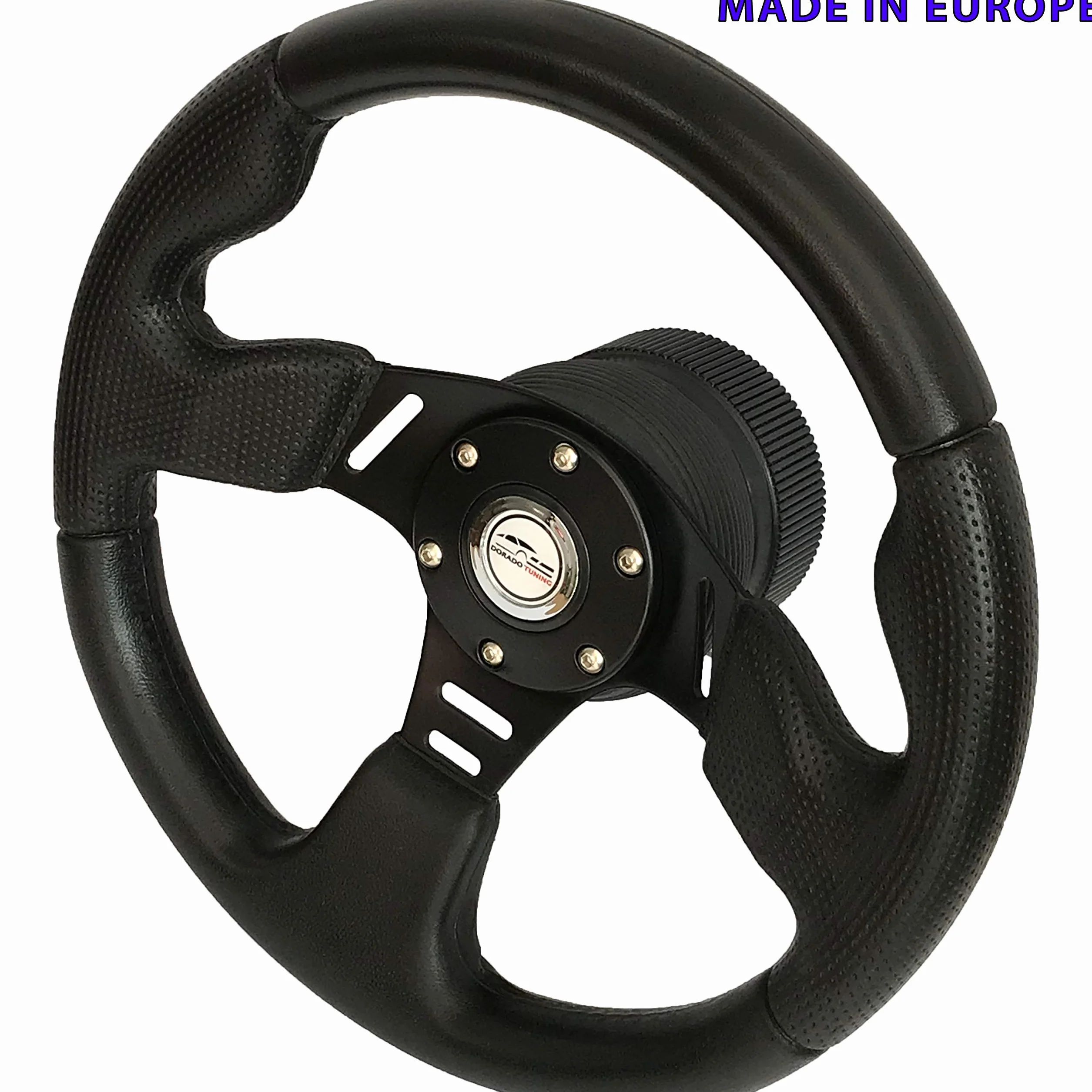 DoradoTuning Volante Sportivo Ø 320mm Rally Deriva Gara Universale Nero